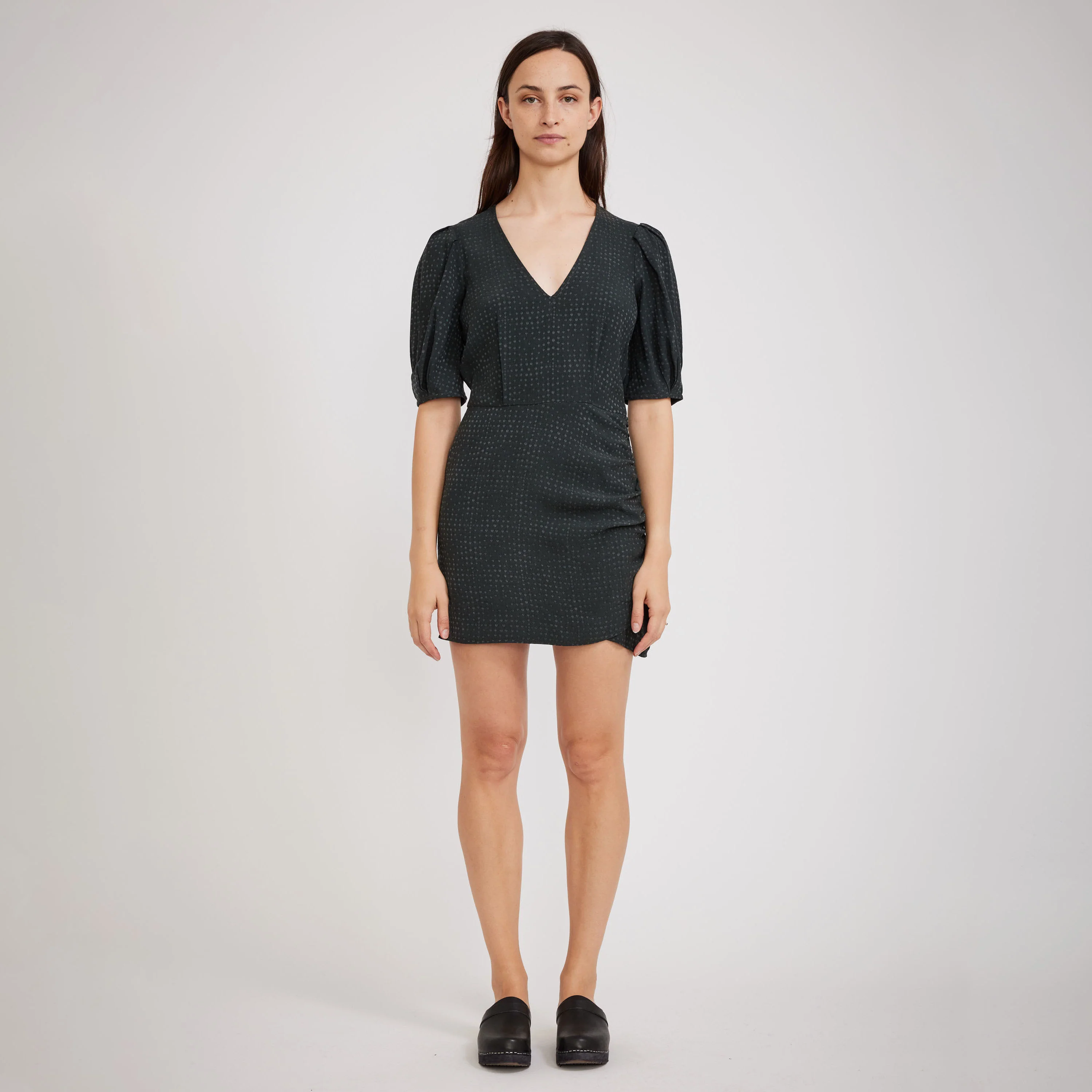 Malicia Dress Dark Fumo