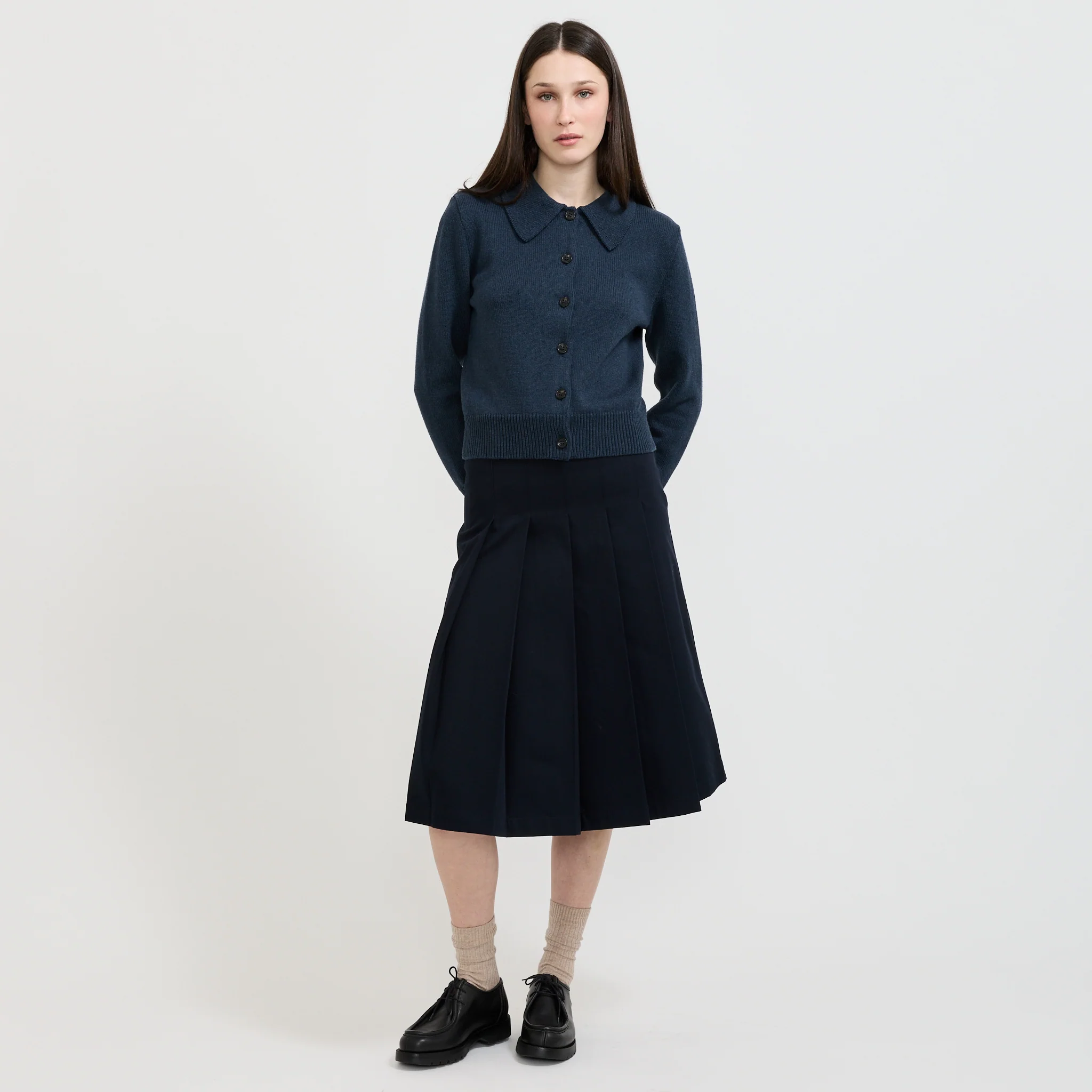 Marie Cardigan Dark Navy - Image 2