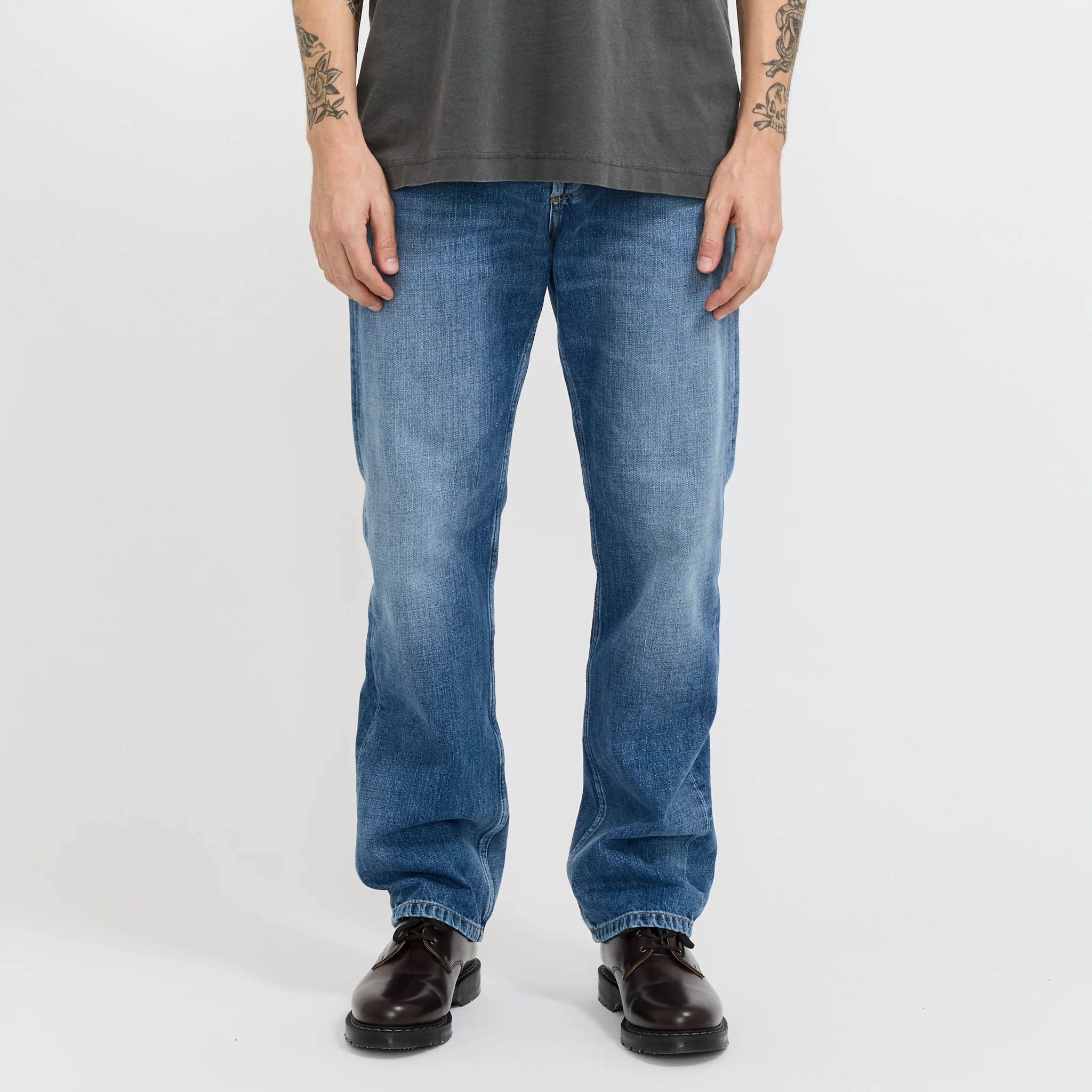 Marlow Pant Blue Worn Bleached - Image 2