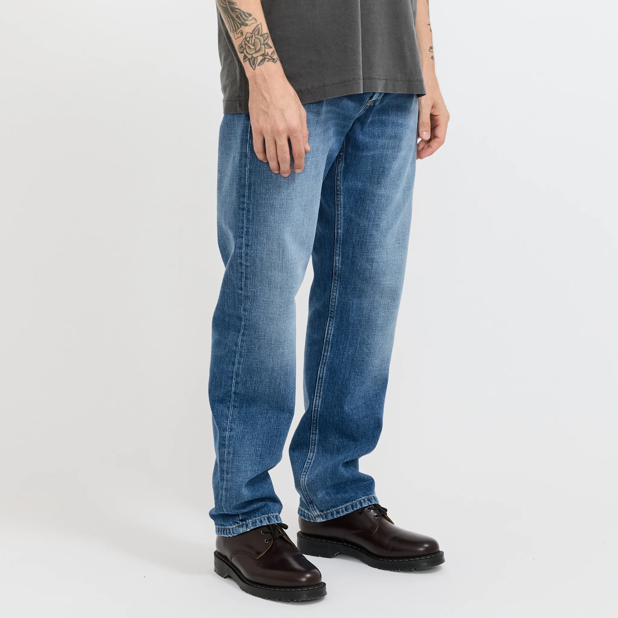 Marlow Pant Blue Worn Bleached - Image 3