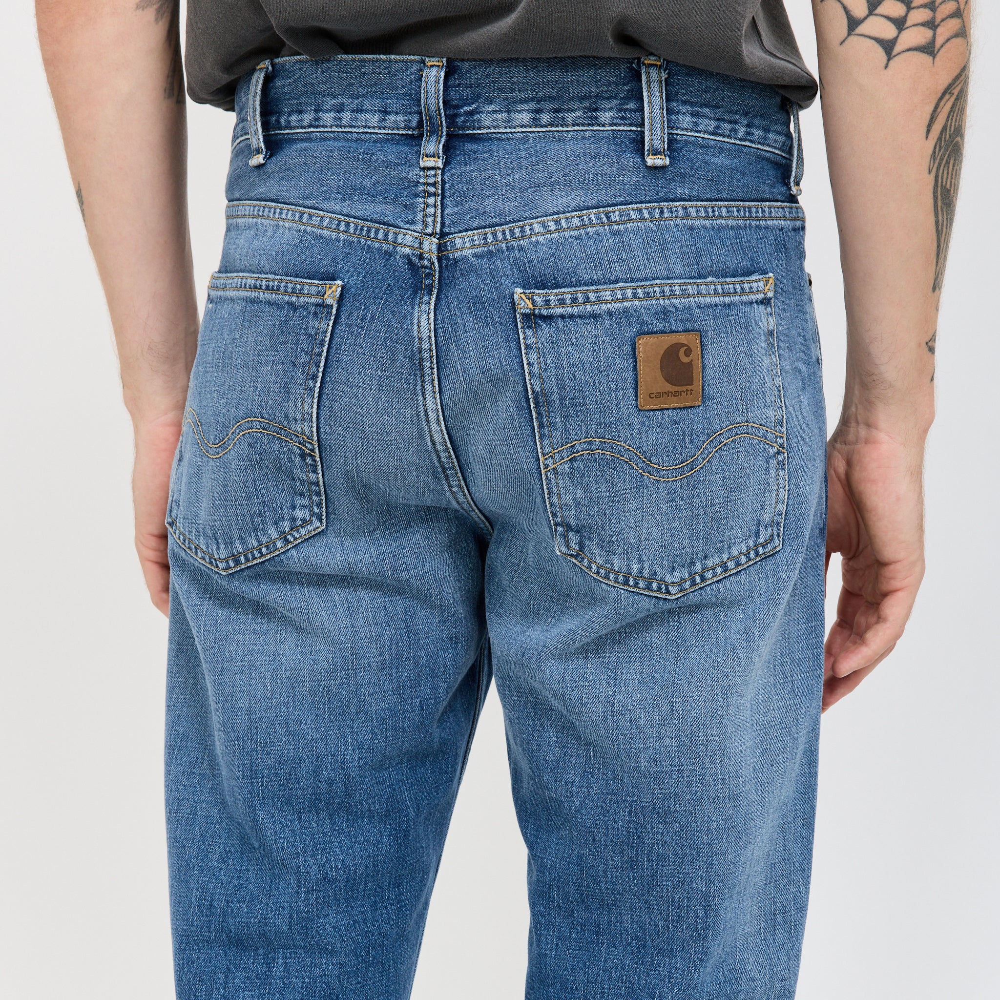 Marlow Pant Blue Worn Bleached - Image 6