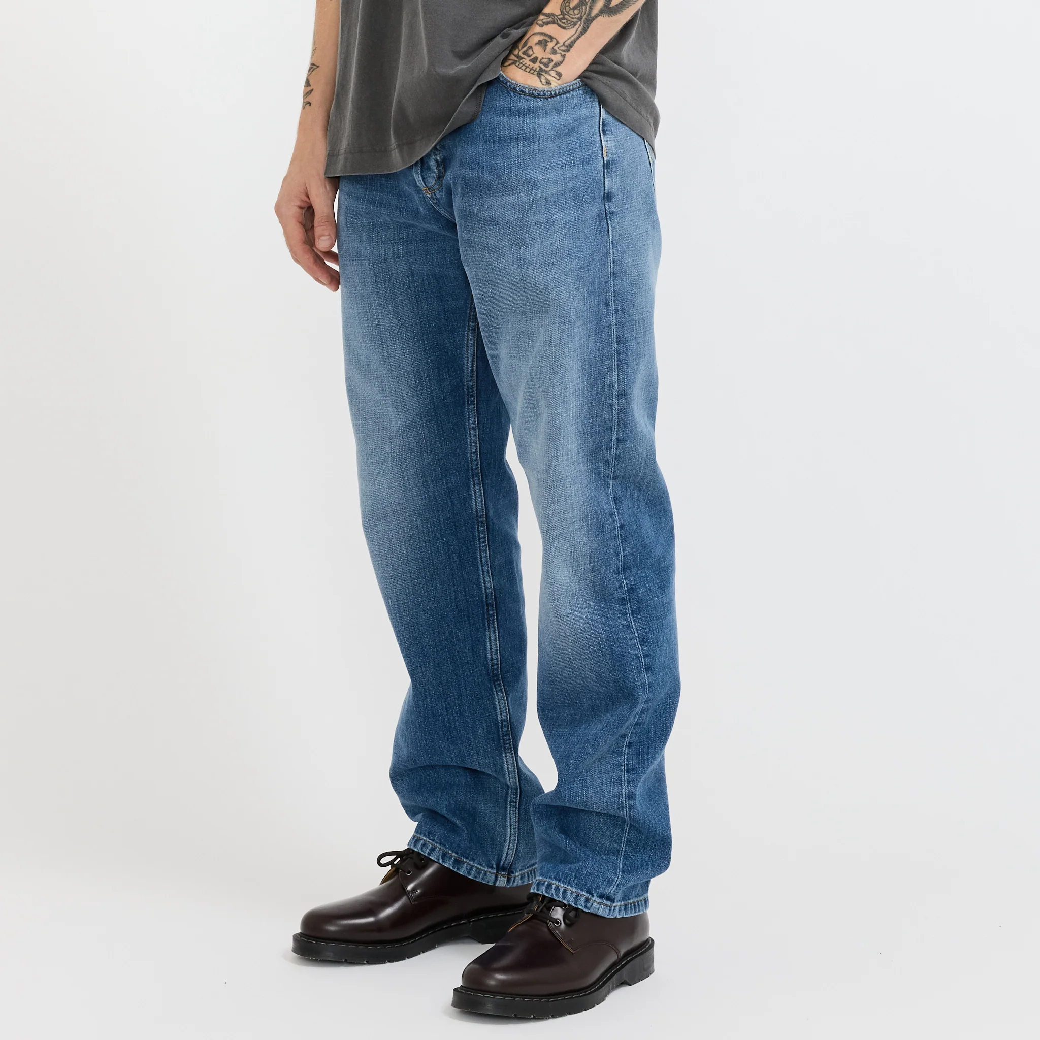 Marlow Pant Blue Worn Bleached - Image 7