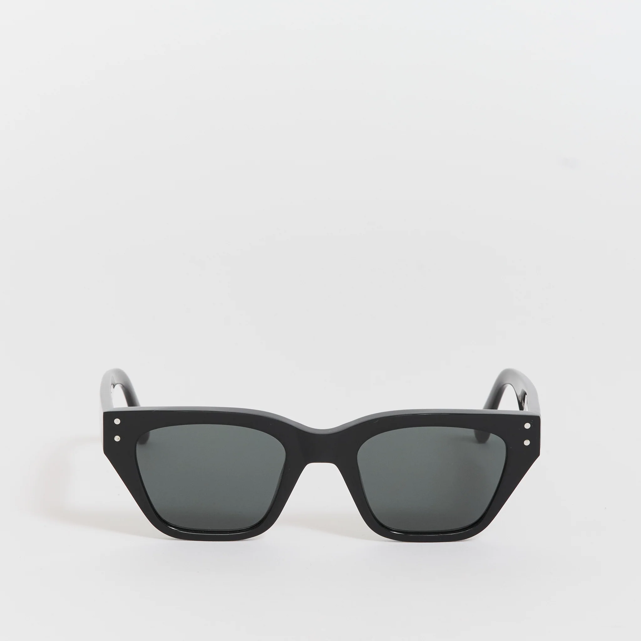 Memphis Black/Green Solid Lens