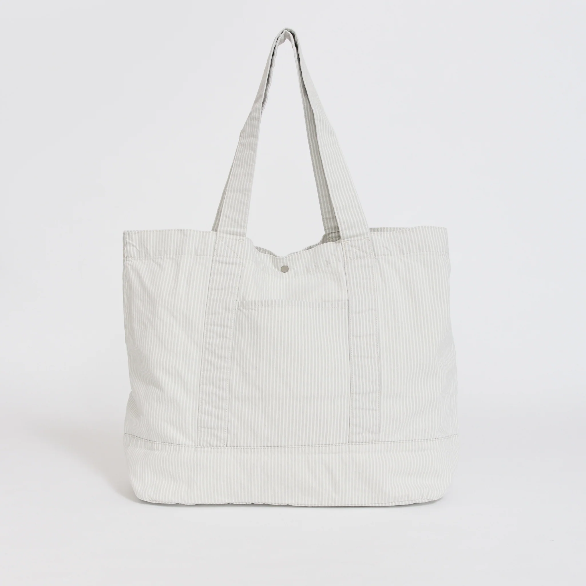 Mercer Tote Bag Stripe Graphite/Wax Bleached - Image 3