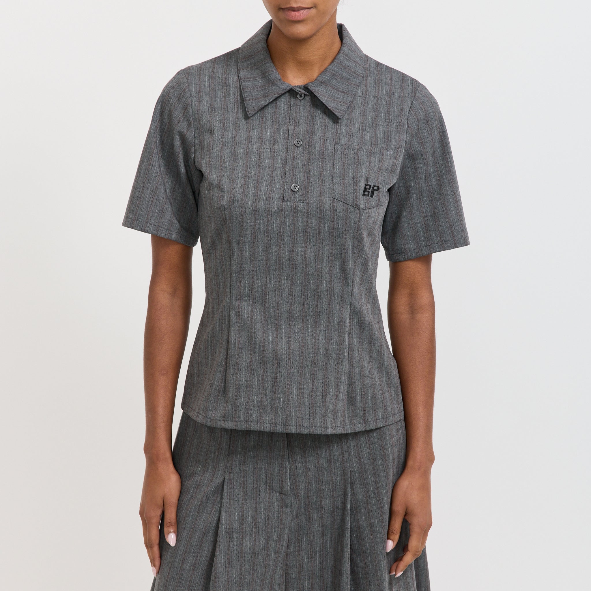 Merida Shirt Grey Stripes - Image 5