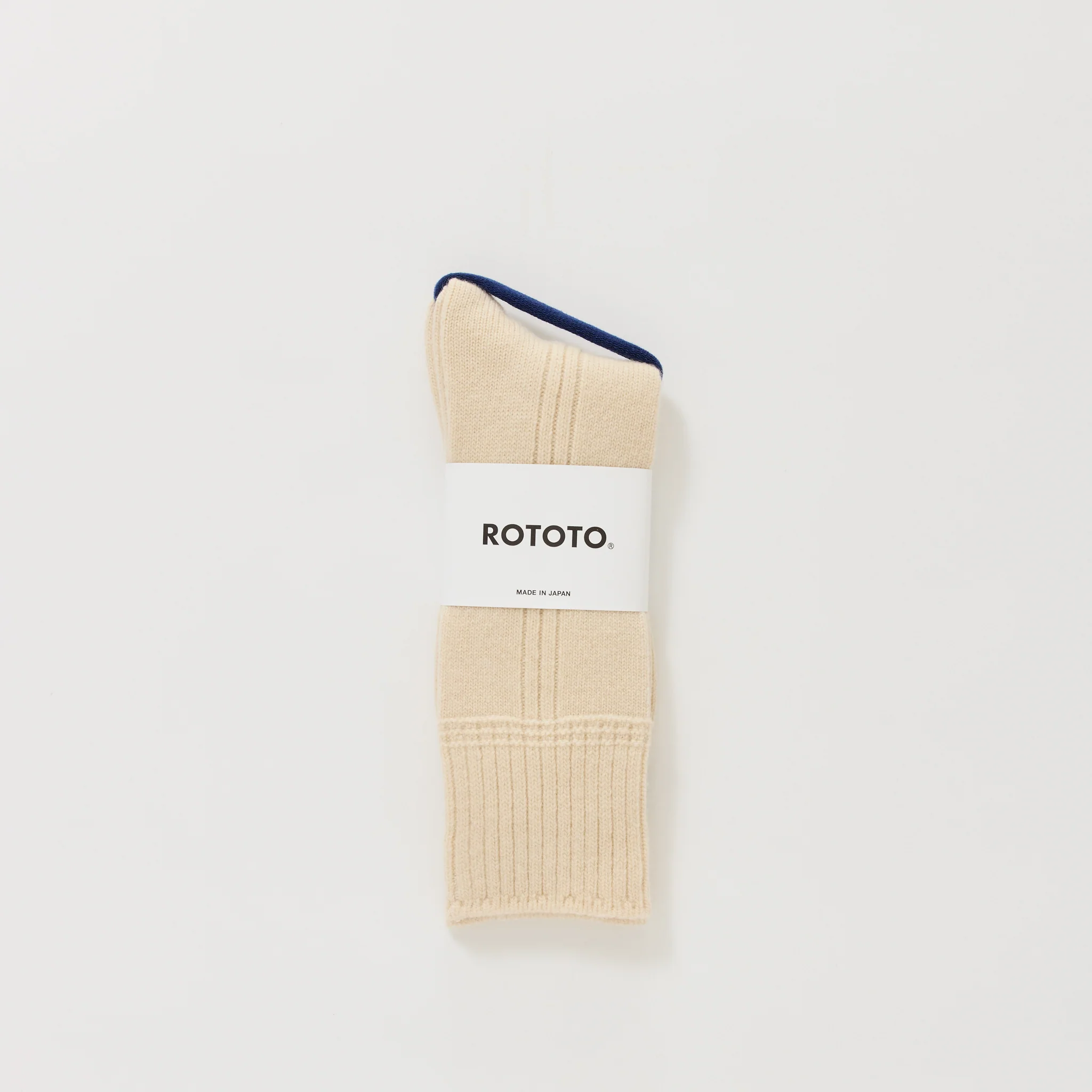 Merino Lambs Wool Socks Ivory - Image 2