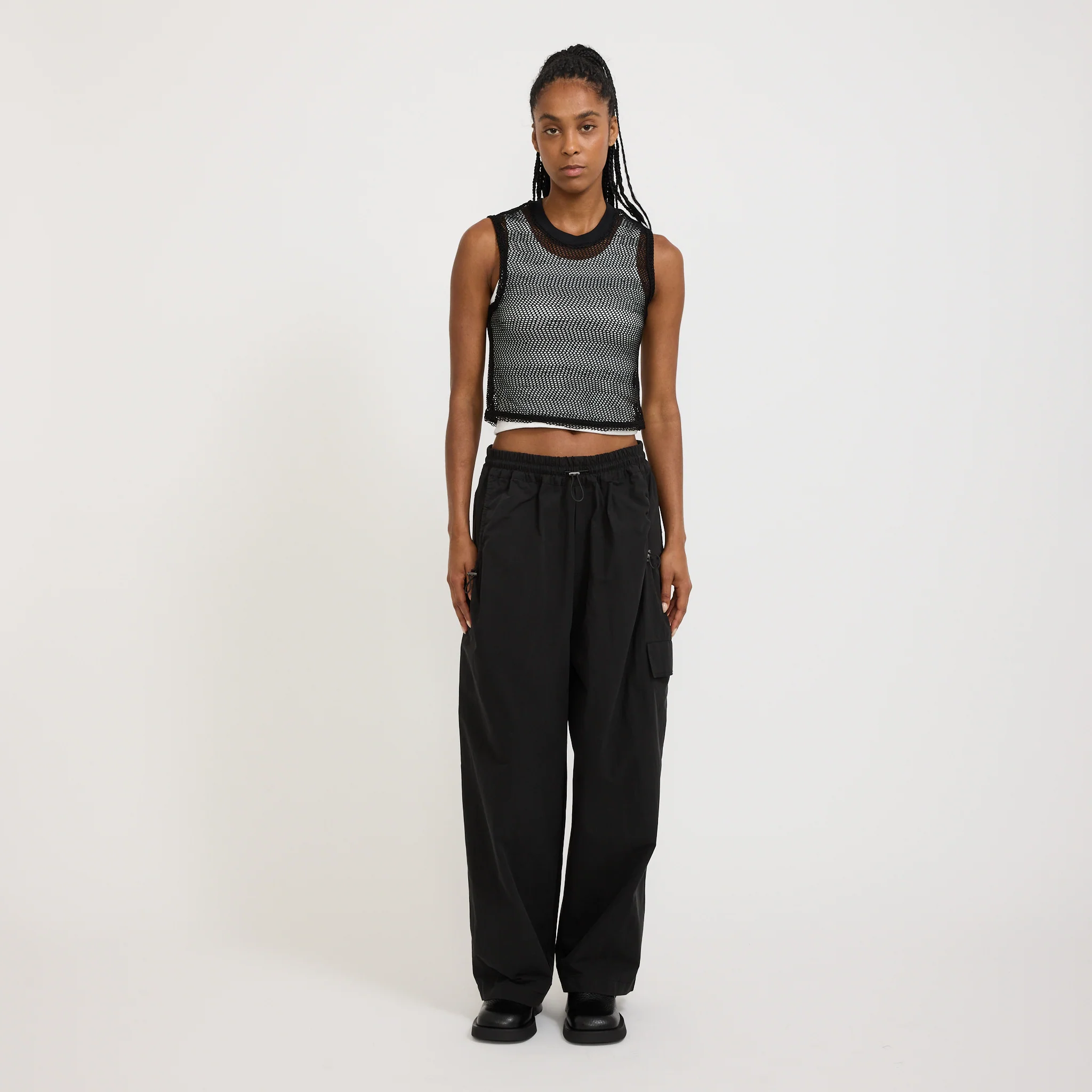 Mesh Baby Tank Black - Image 2