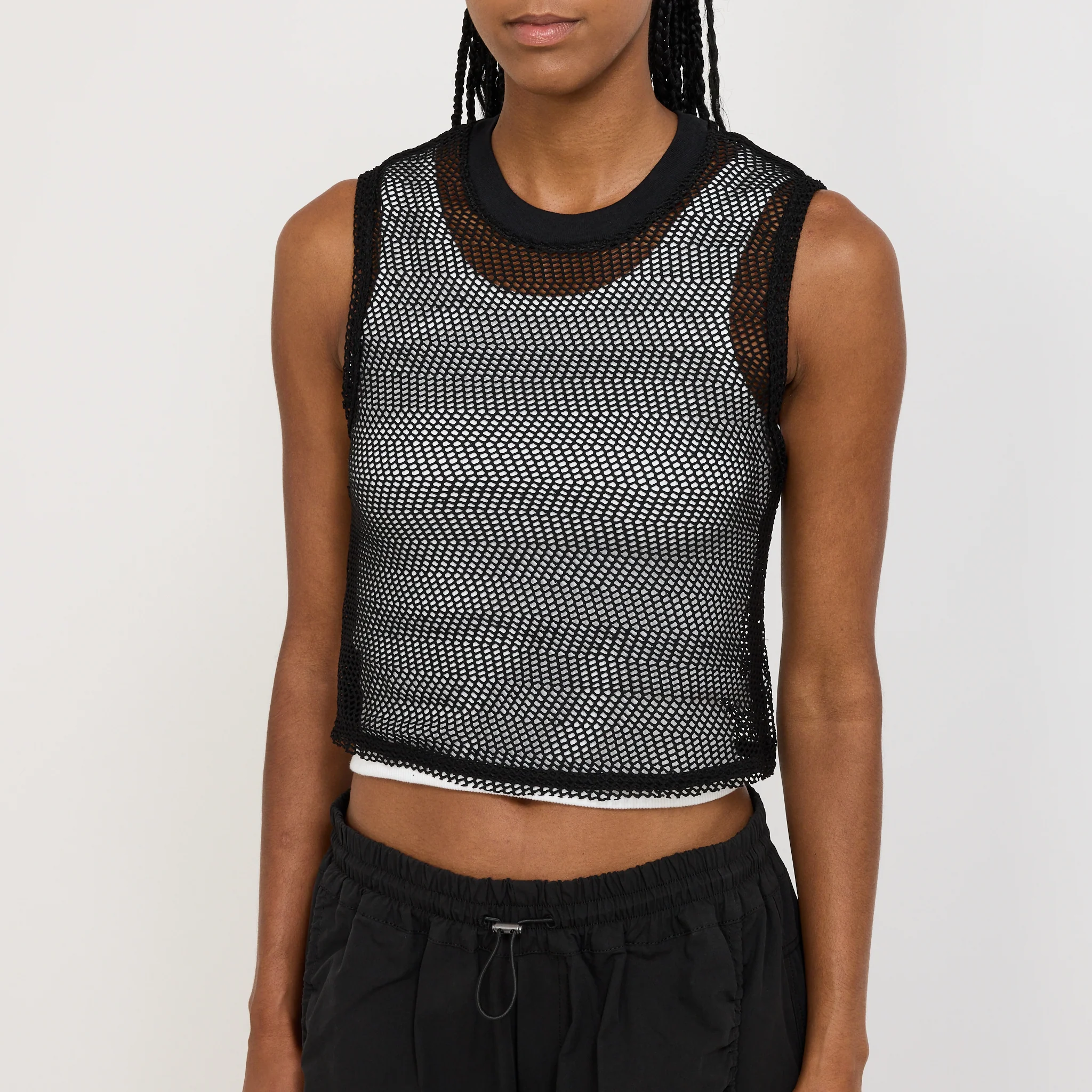 Mesh Baby Tank Black - Image 4