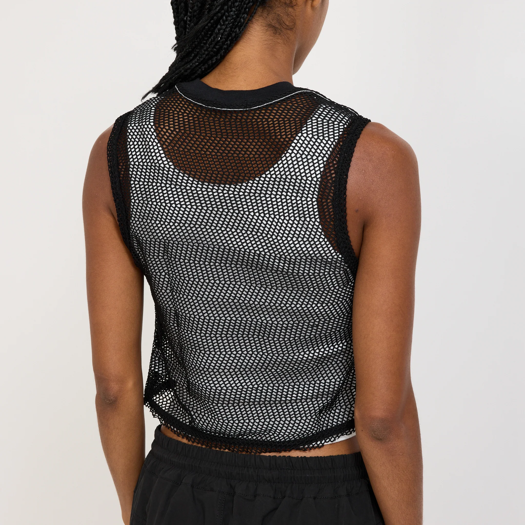 Mesh Baby Tank Black - Image 6