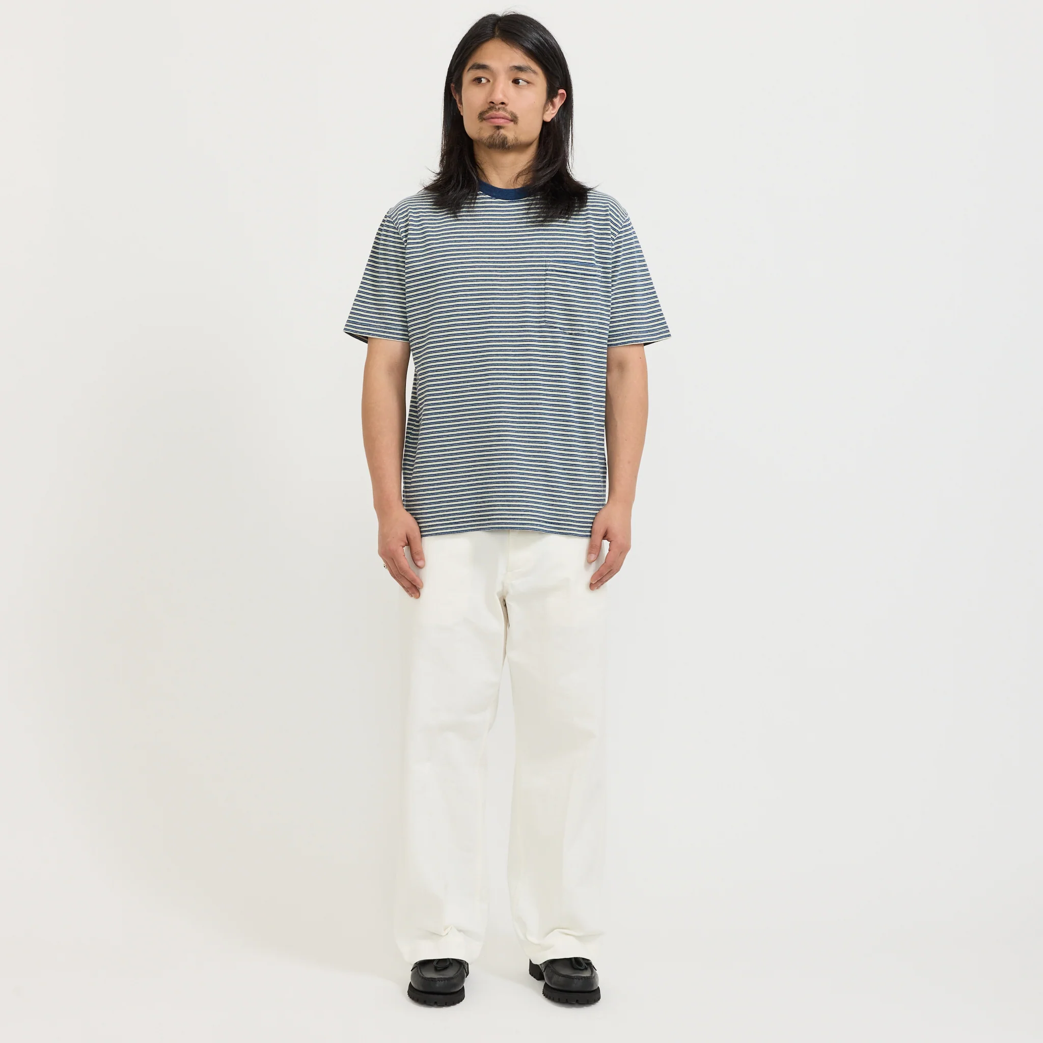 MIL Trousers Herringbone White - Image 2