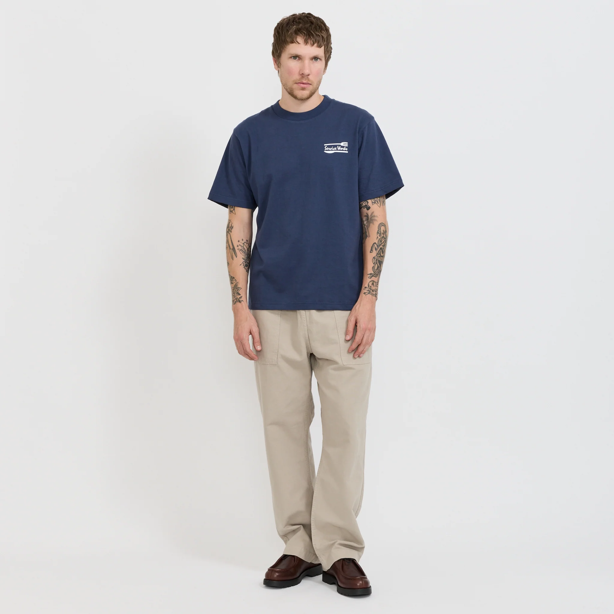 Milos Tee Navy - Image 2