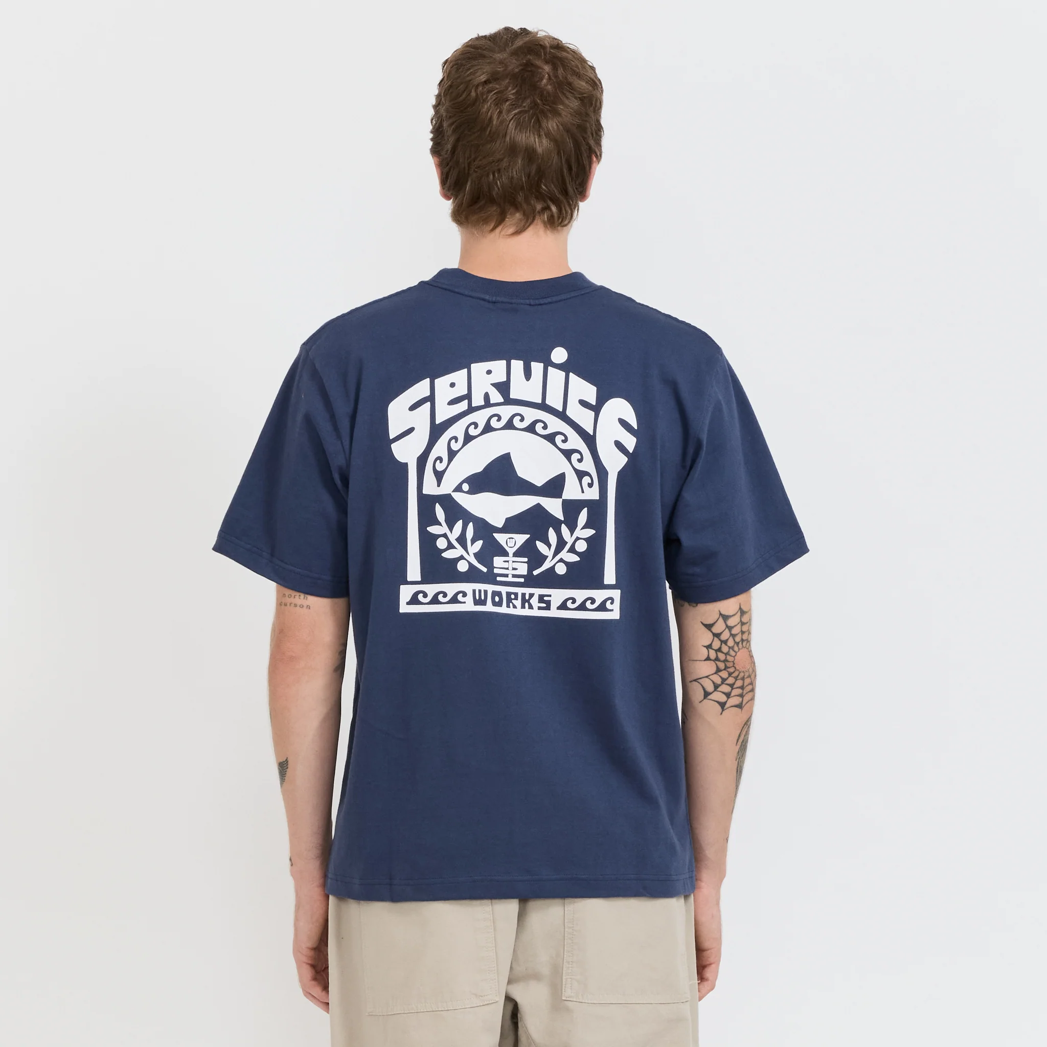 Milos Tee Navy - Image 4