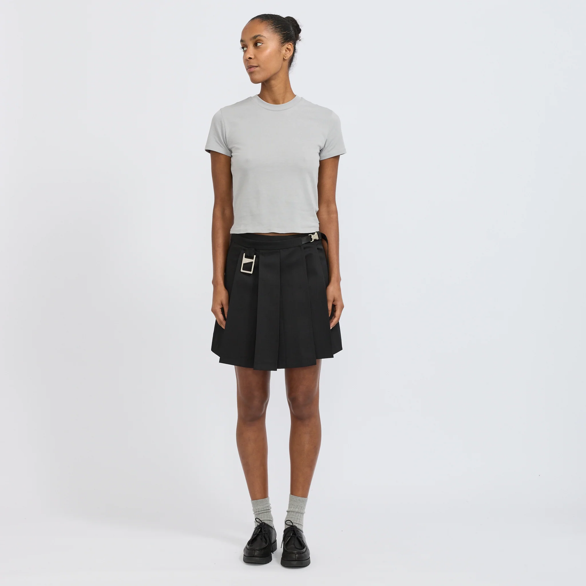 Mini Piece Skirt Black - Image 2
