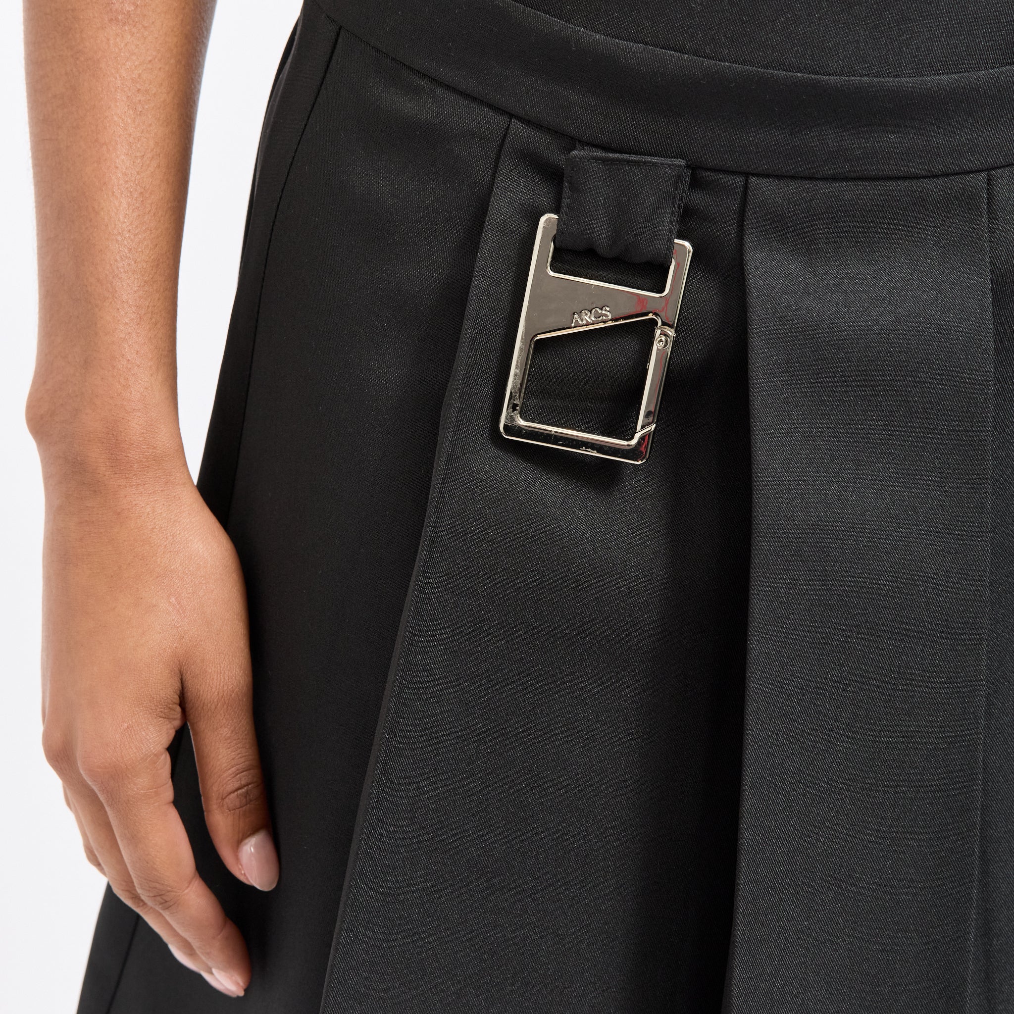 Mini Piece Skirt Black - Image 7