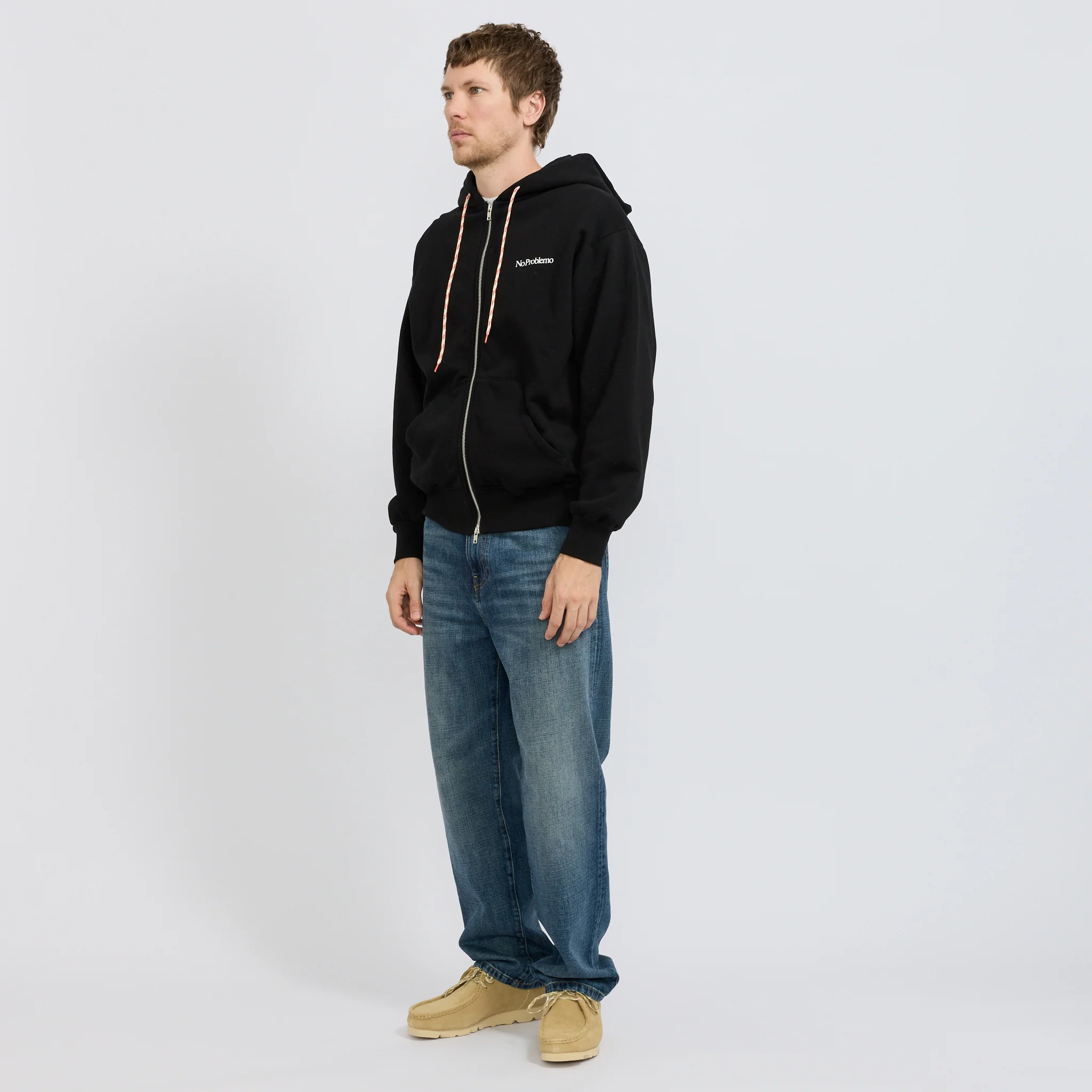 Mini Problemo Zip Hoodie Black - Image 7
