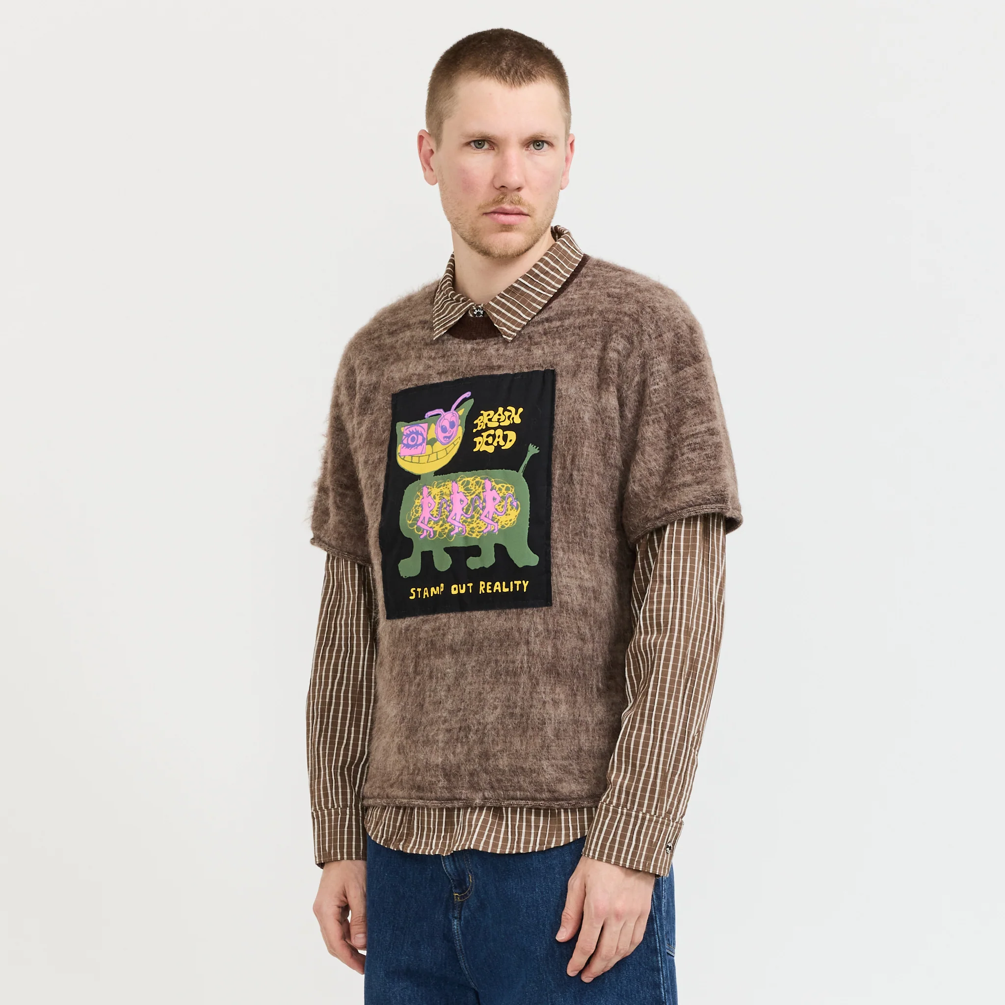 Minzie Short Sleeve Sweater Olive