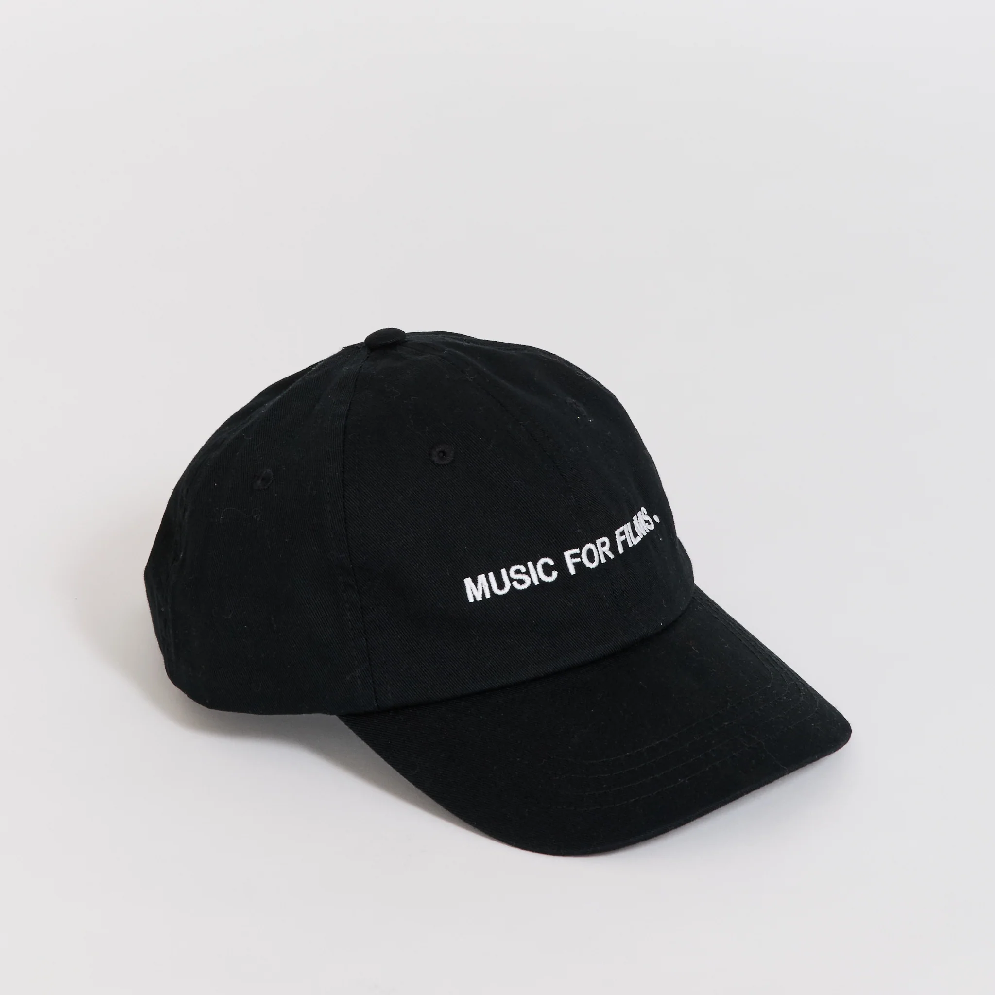 Music For Films Embroidered Cap Black