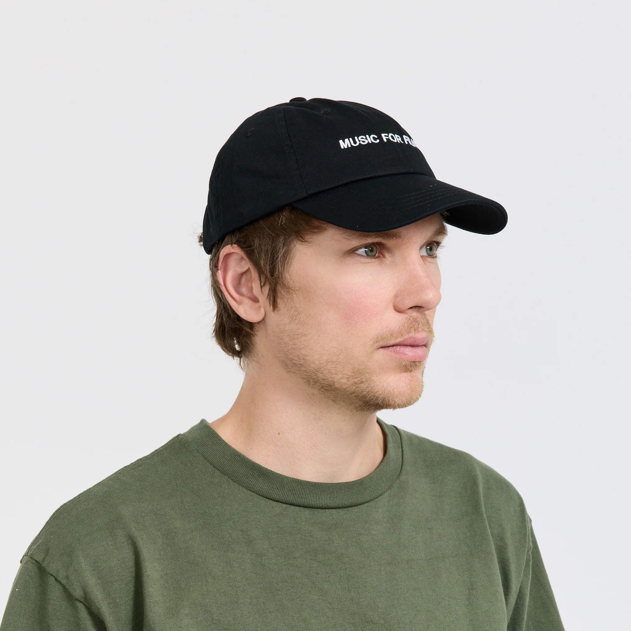 Music For Films Embroidered Cap Black - Image 4