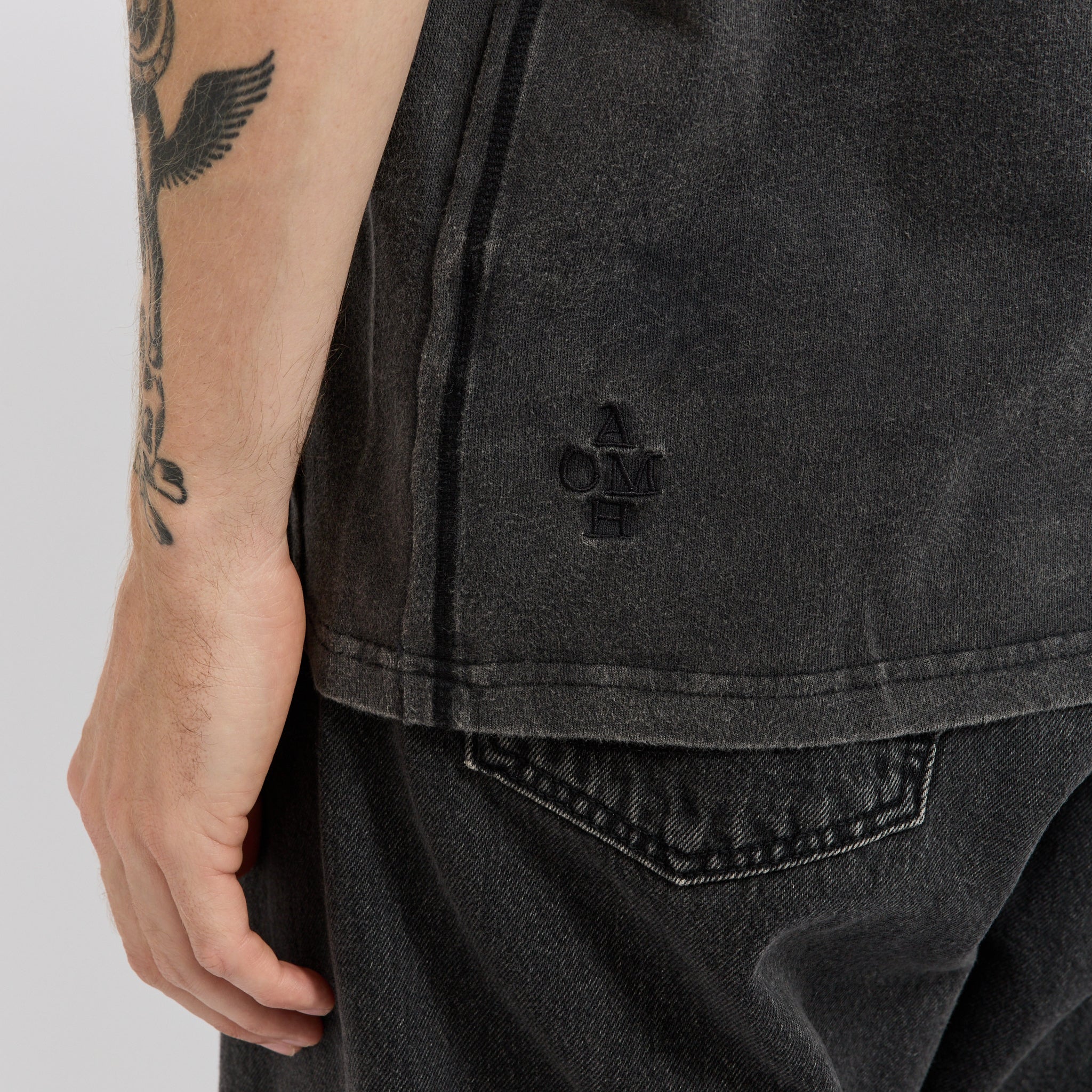 Naked Disinformation SS Tee Vintage Black - Image 7