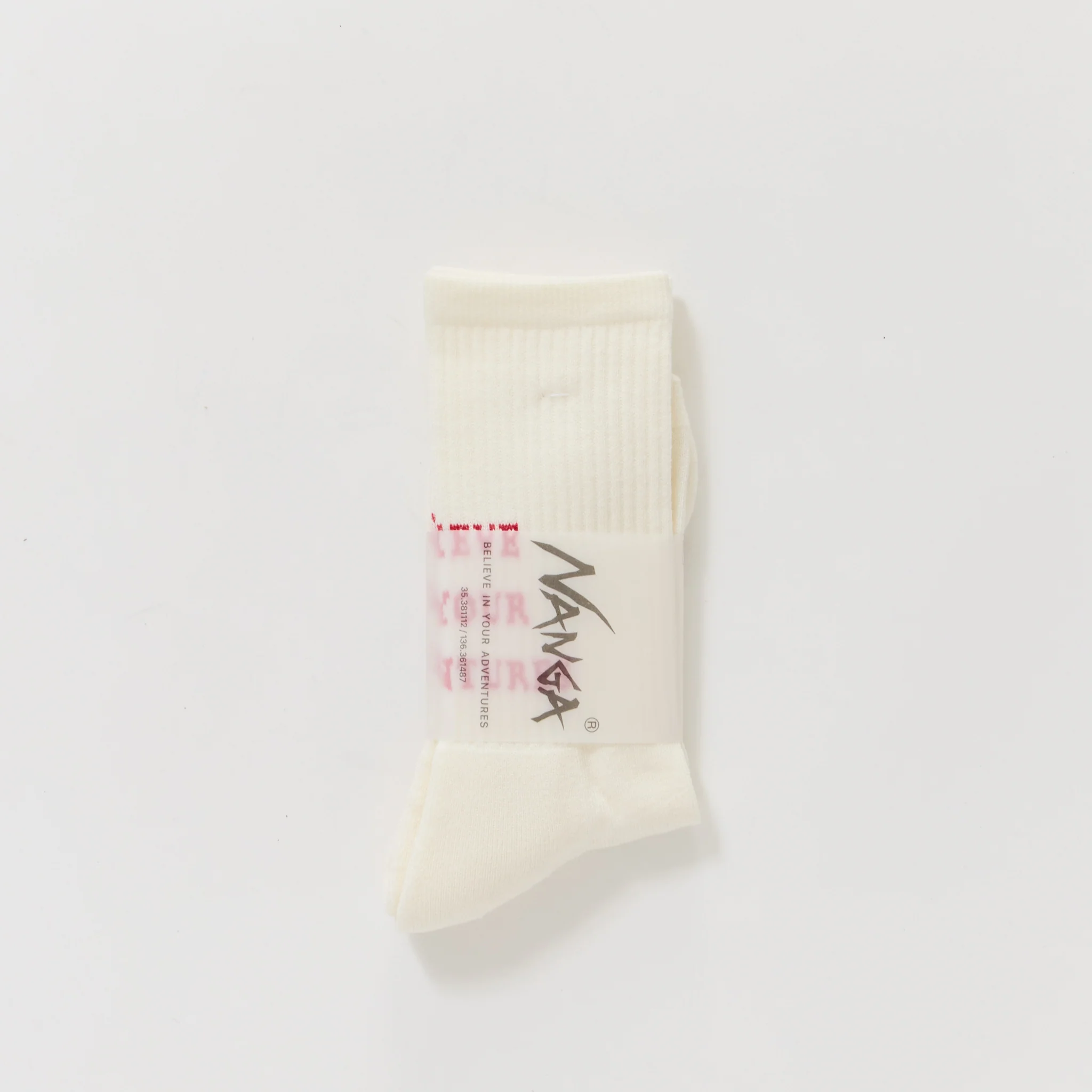Nanga Parbat Colour Socks Off White - Image 2