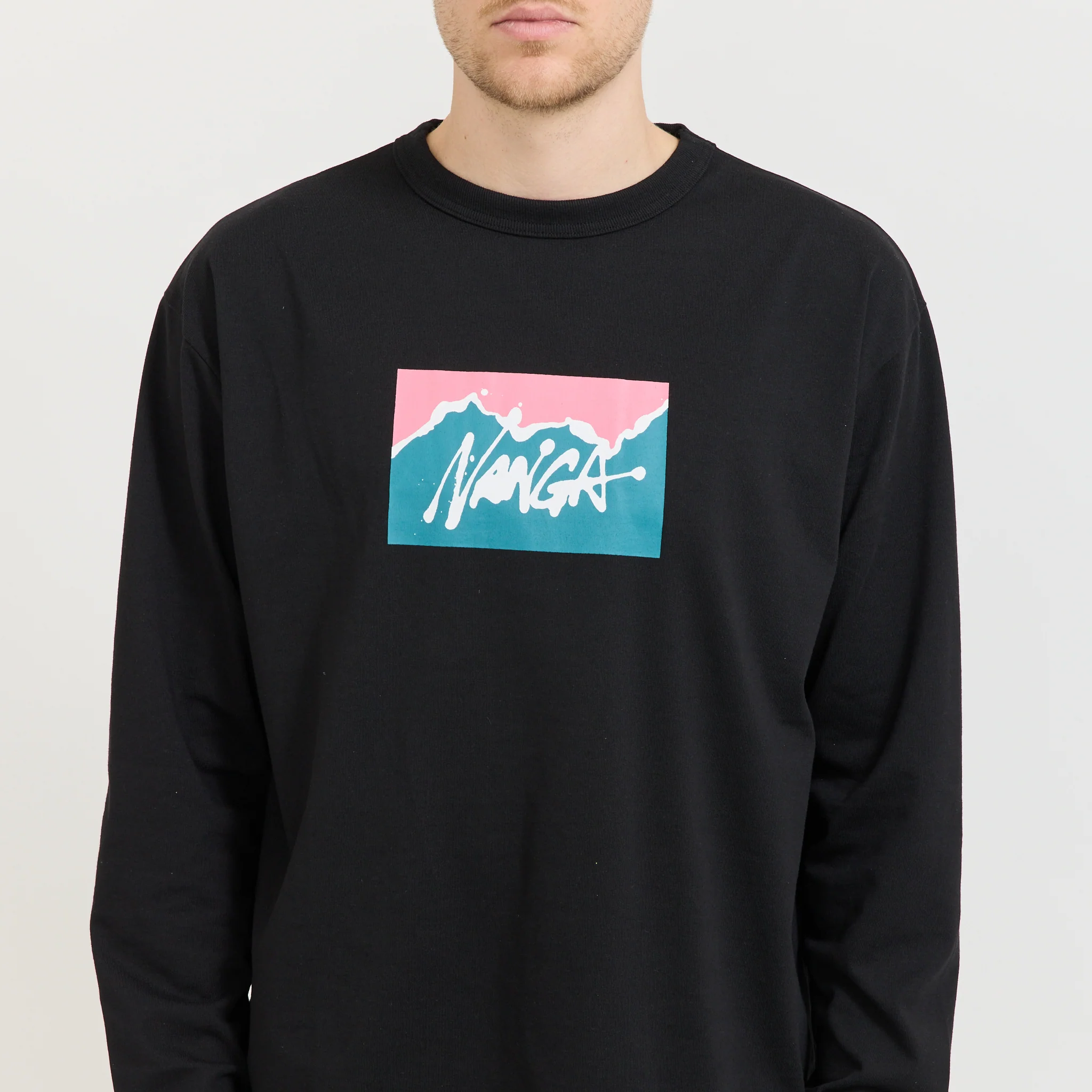 Nanga x Ryuji Kamiyama L/S Tee Black - Image 5
