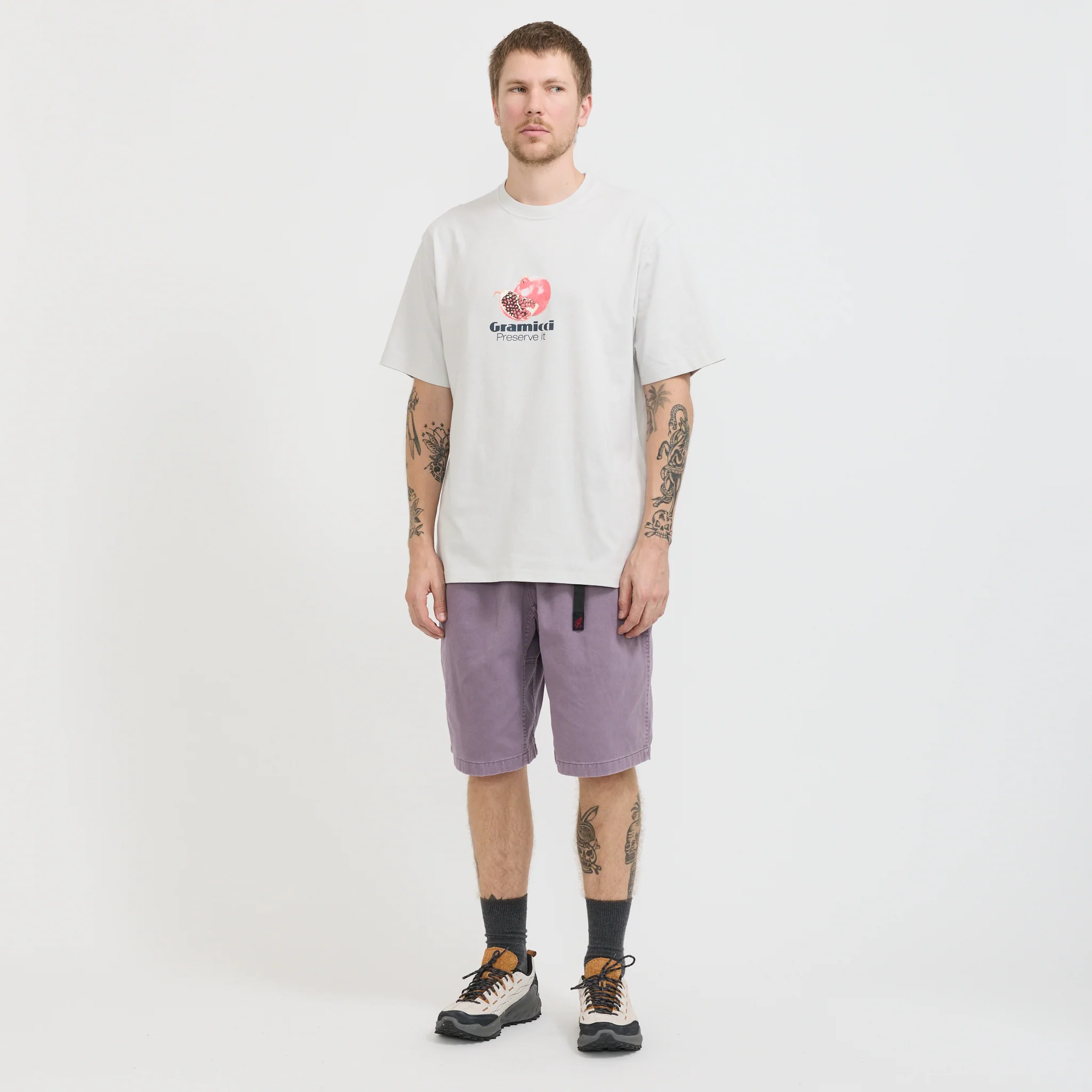 Natural Dyed Jam Short Purple - Image 7