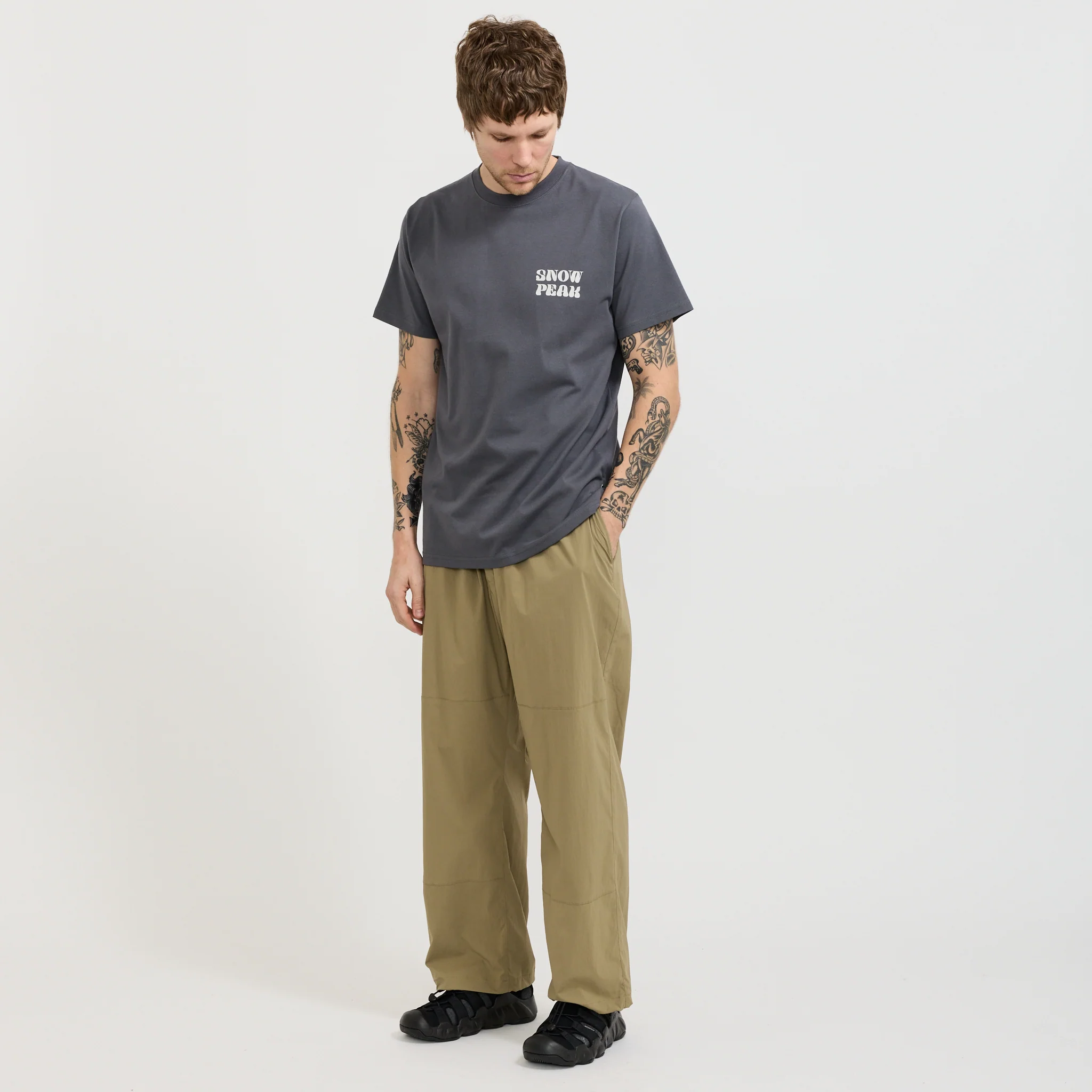 New Standard Easy Wide Pants Greige - Image 3