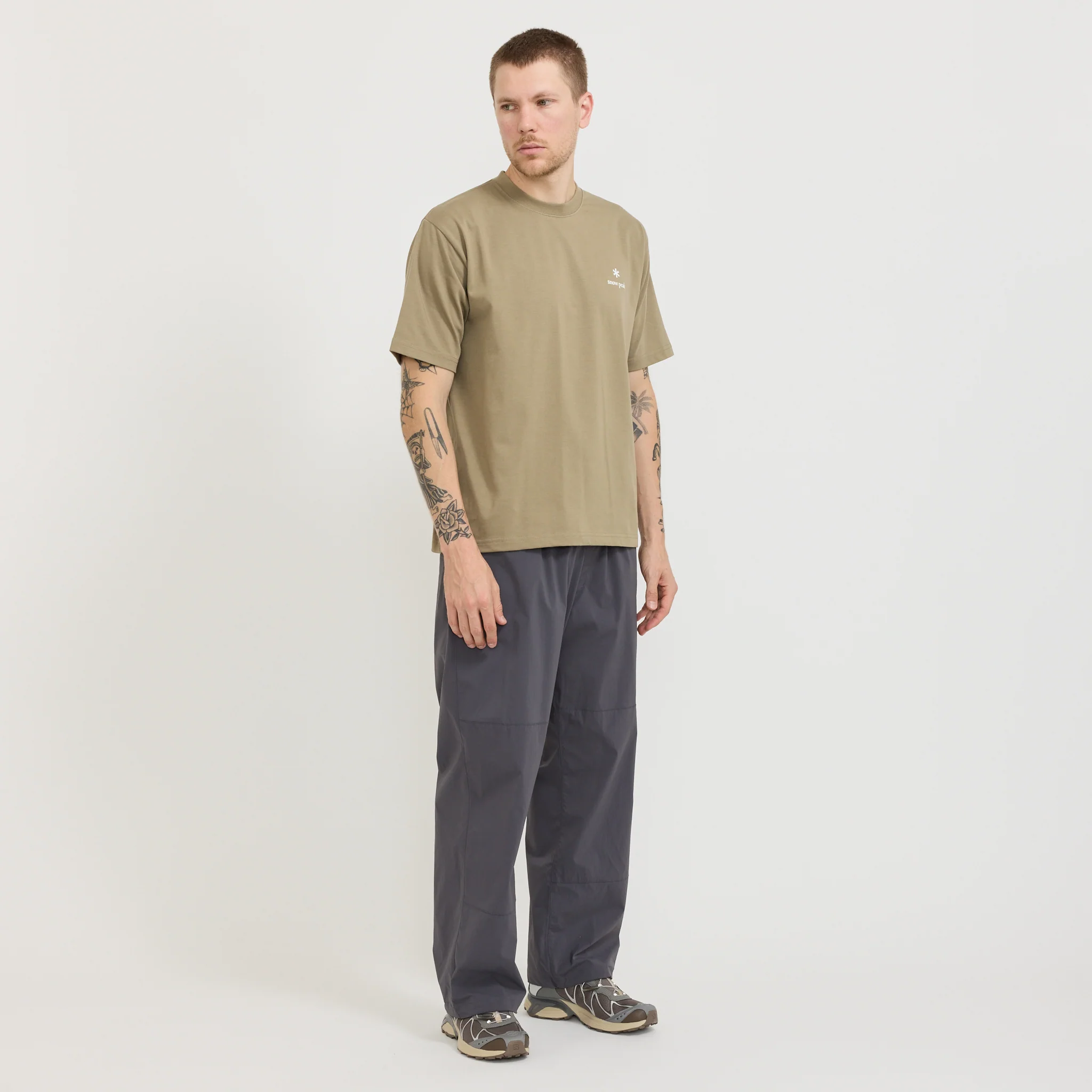 New Standard Logo T-Shirt Khaki - Image 7