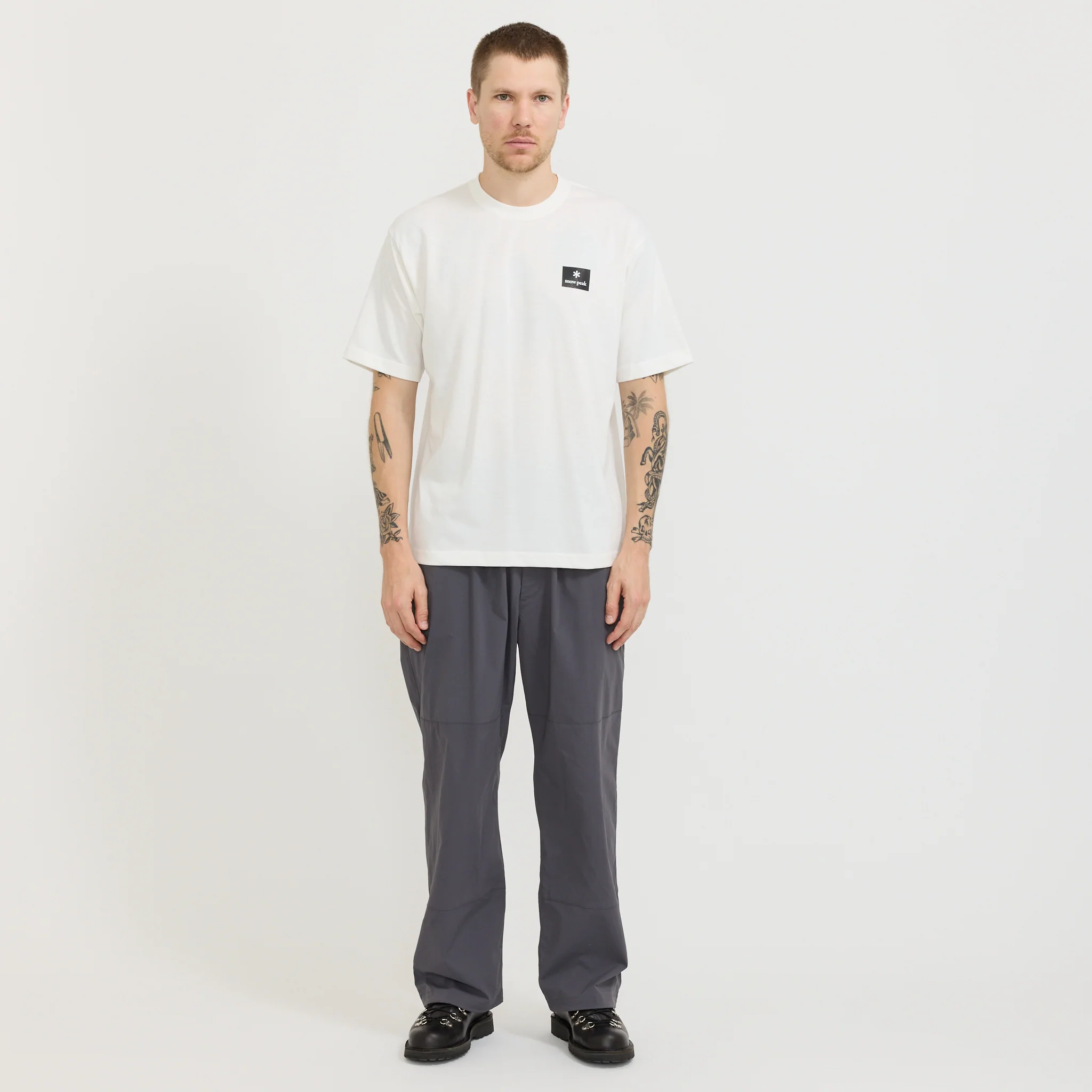 New Standard Square Logo T-Shirt Off White - Image 2