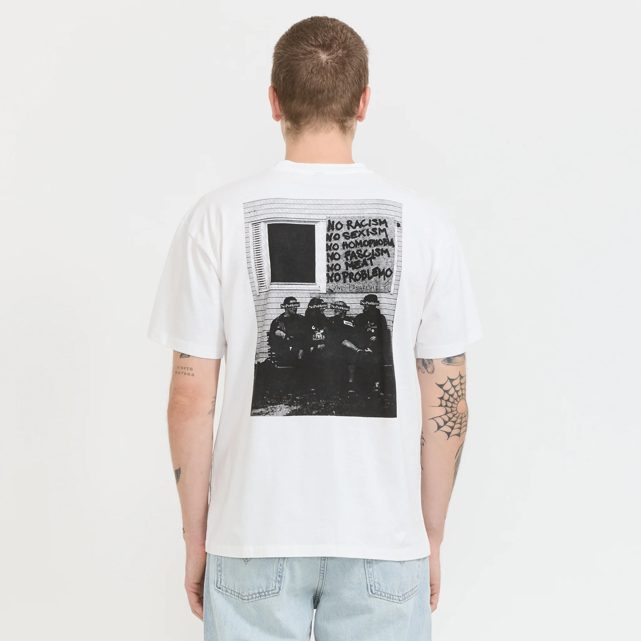No War SS Tee White - Image 4