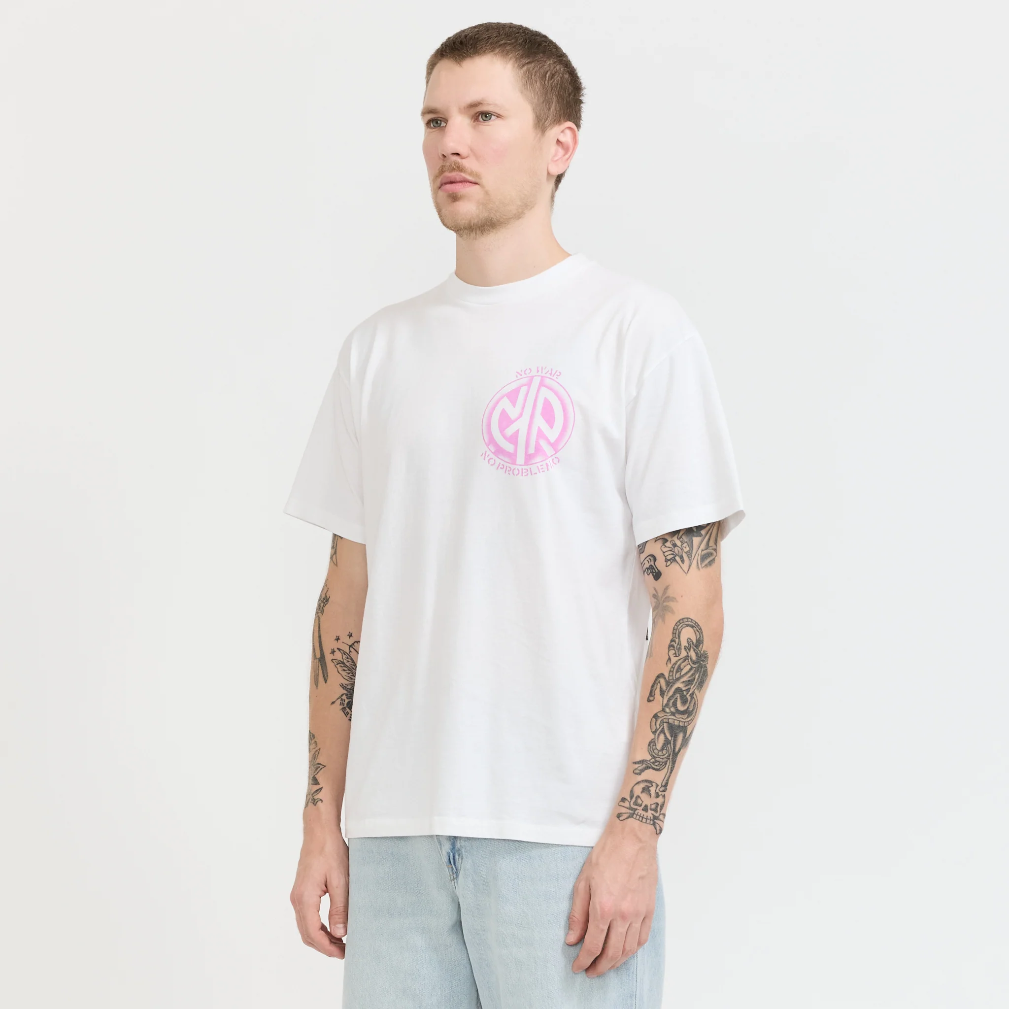 No War SS Tee White - Image 8