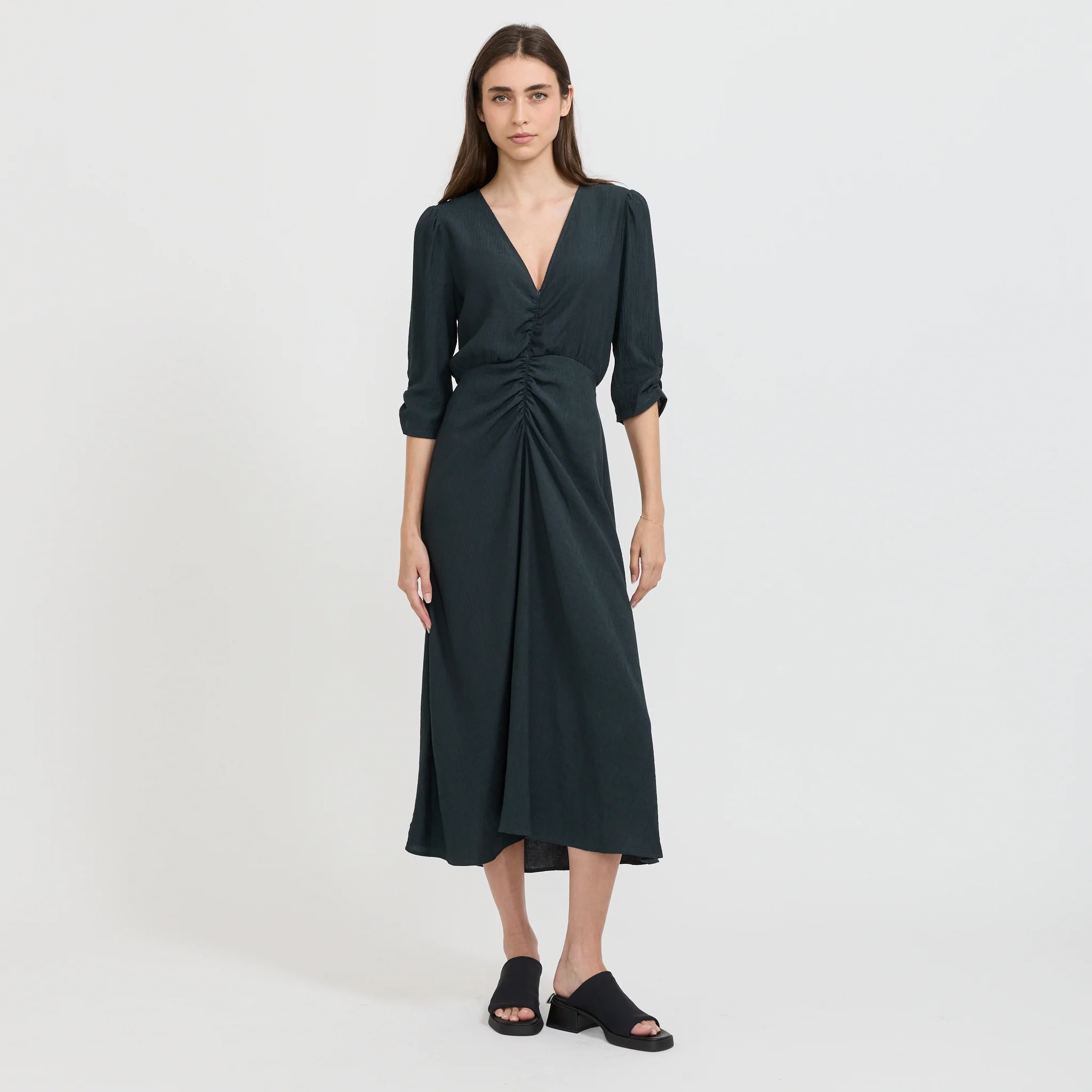 Nylia Dress Smoke Green