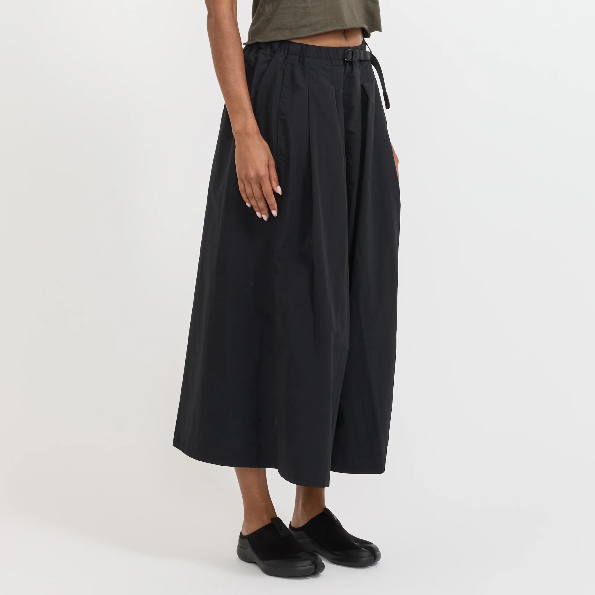 Nylon Flare Pant Black - Image 3
