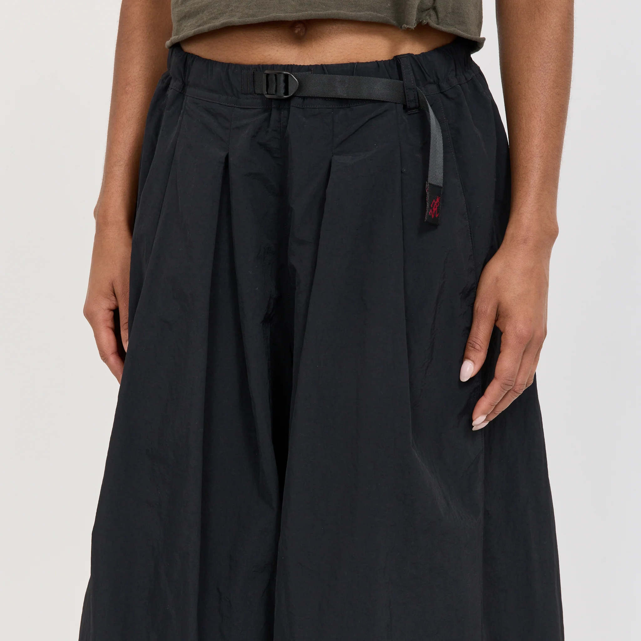 Nylon Flare Pant Black - Image 5