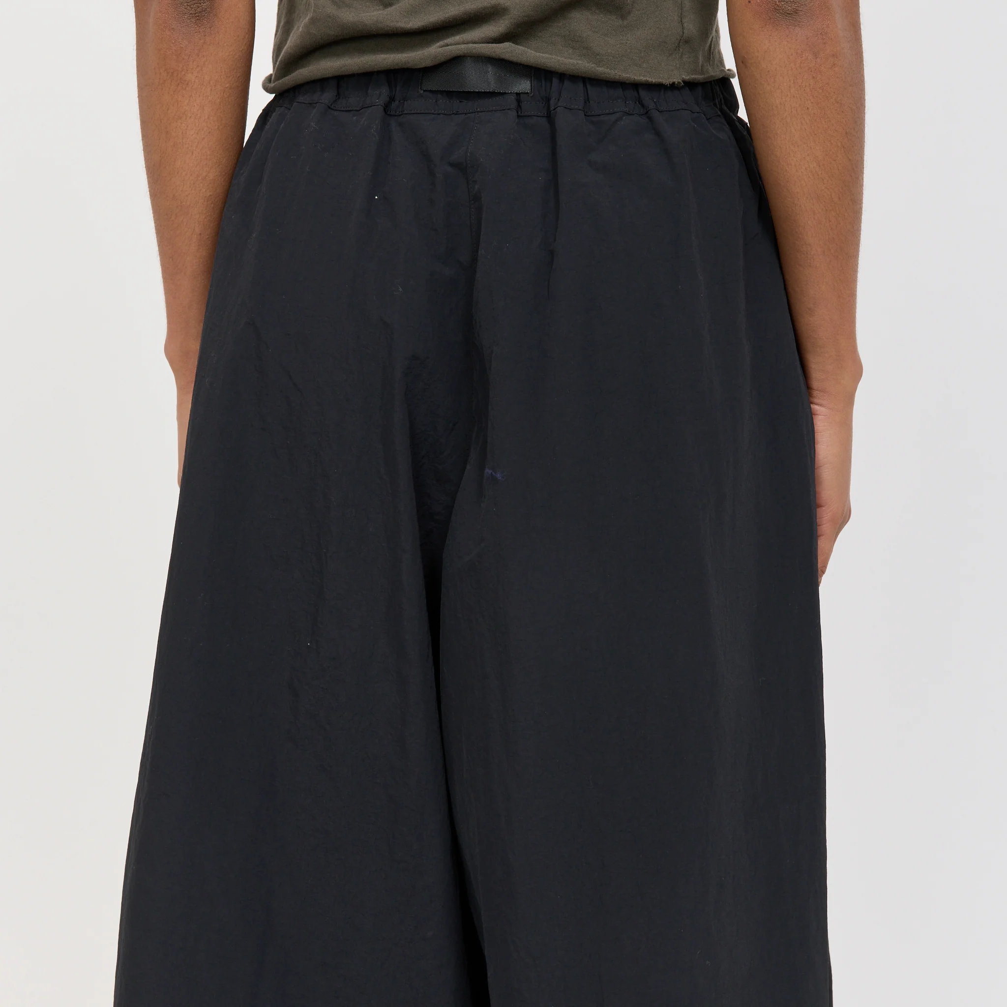 Nylon Flare Pant Black - Image 6