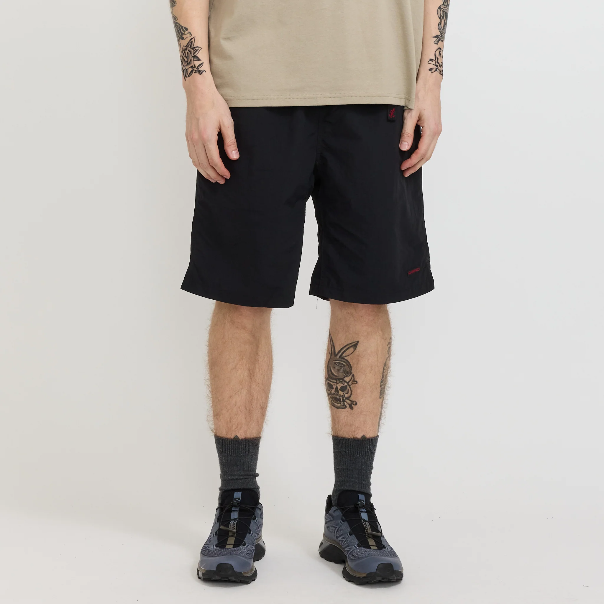 Nylon Packable G-Short Black