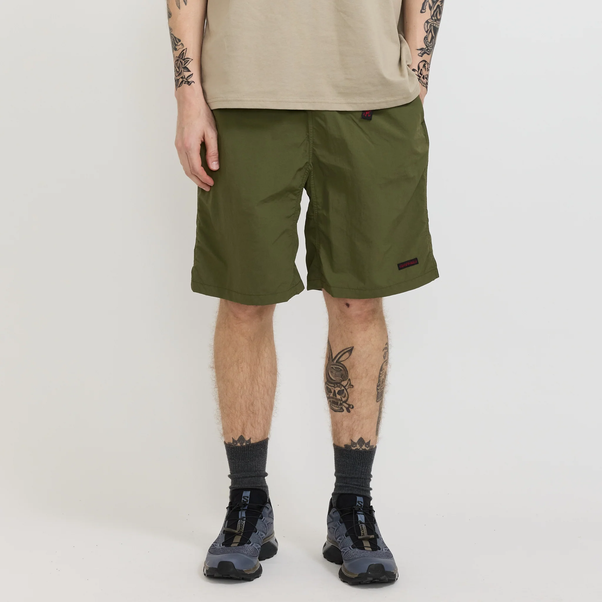 Nylon Packable G-Short Olive