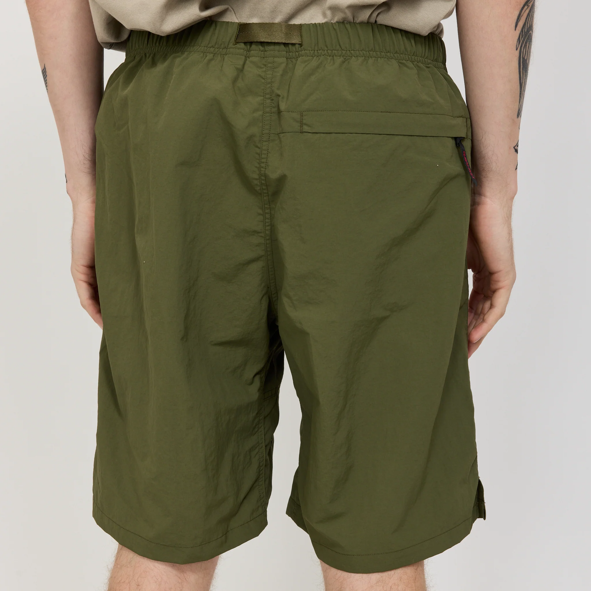 Nylon Packable G-Short Olive - Image 6