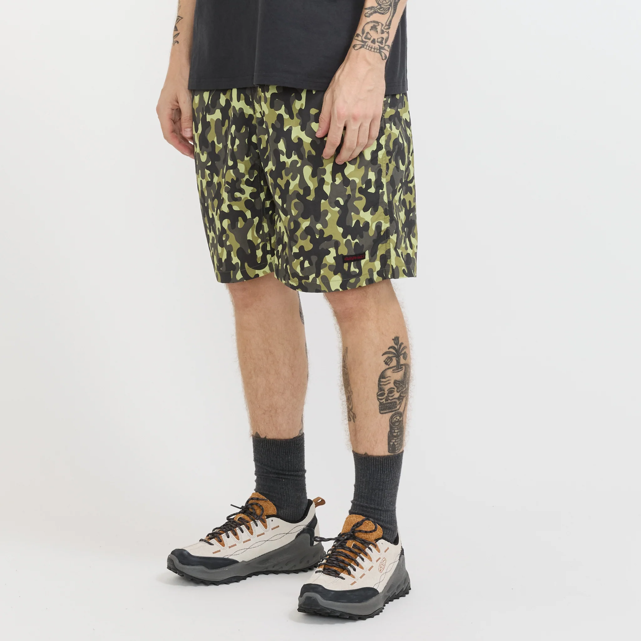 Nylon Reef Short Olive Camo