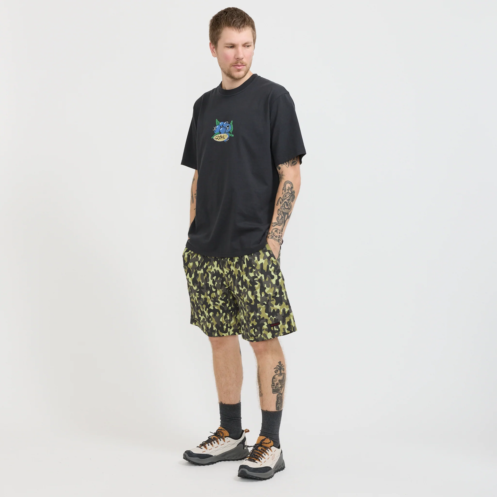 Nylon Reef Short Olive Camo - Image 2