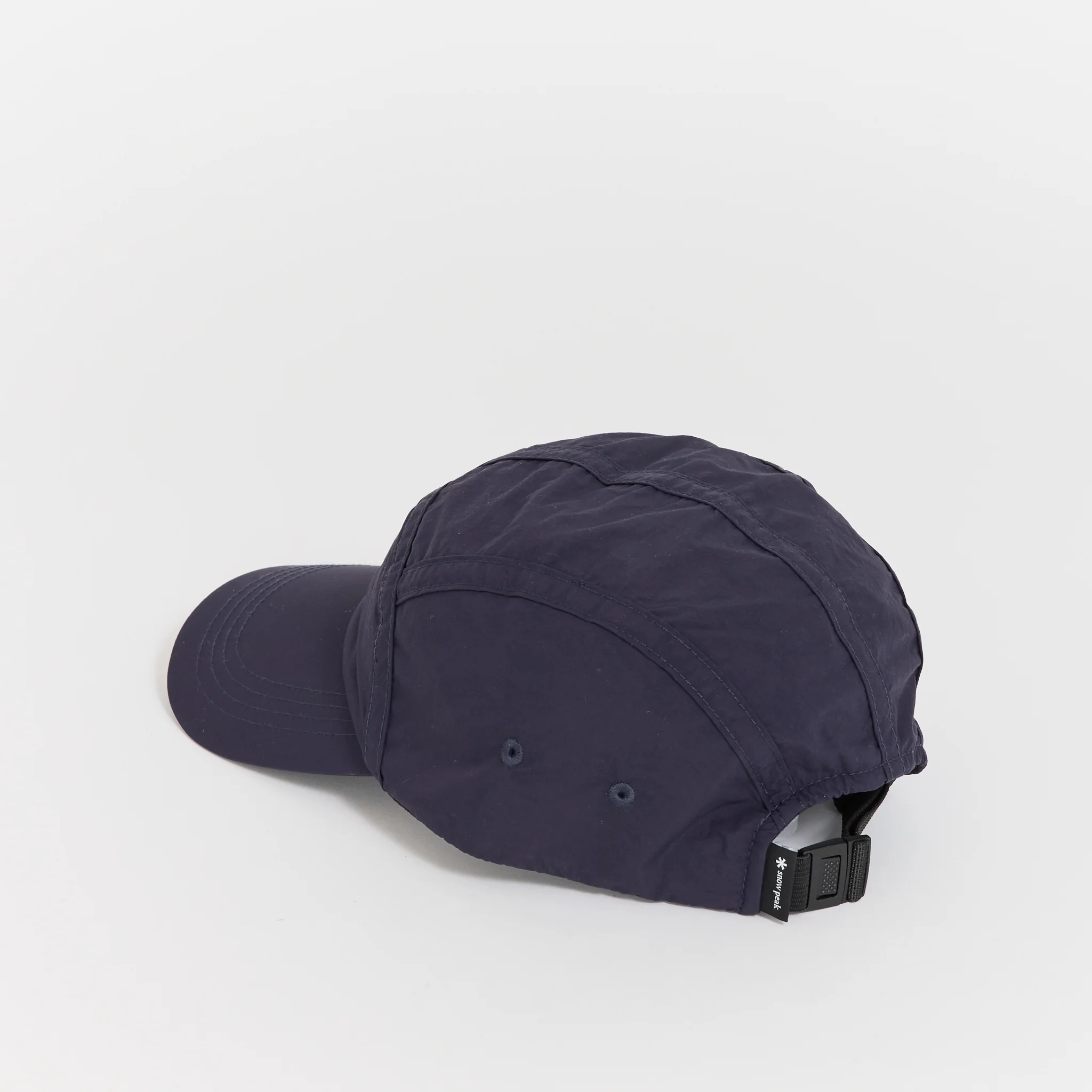 Nylon Tussah Cap Navy - Image 2