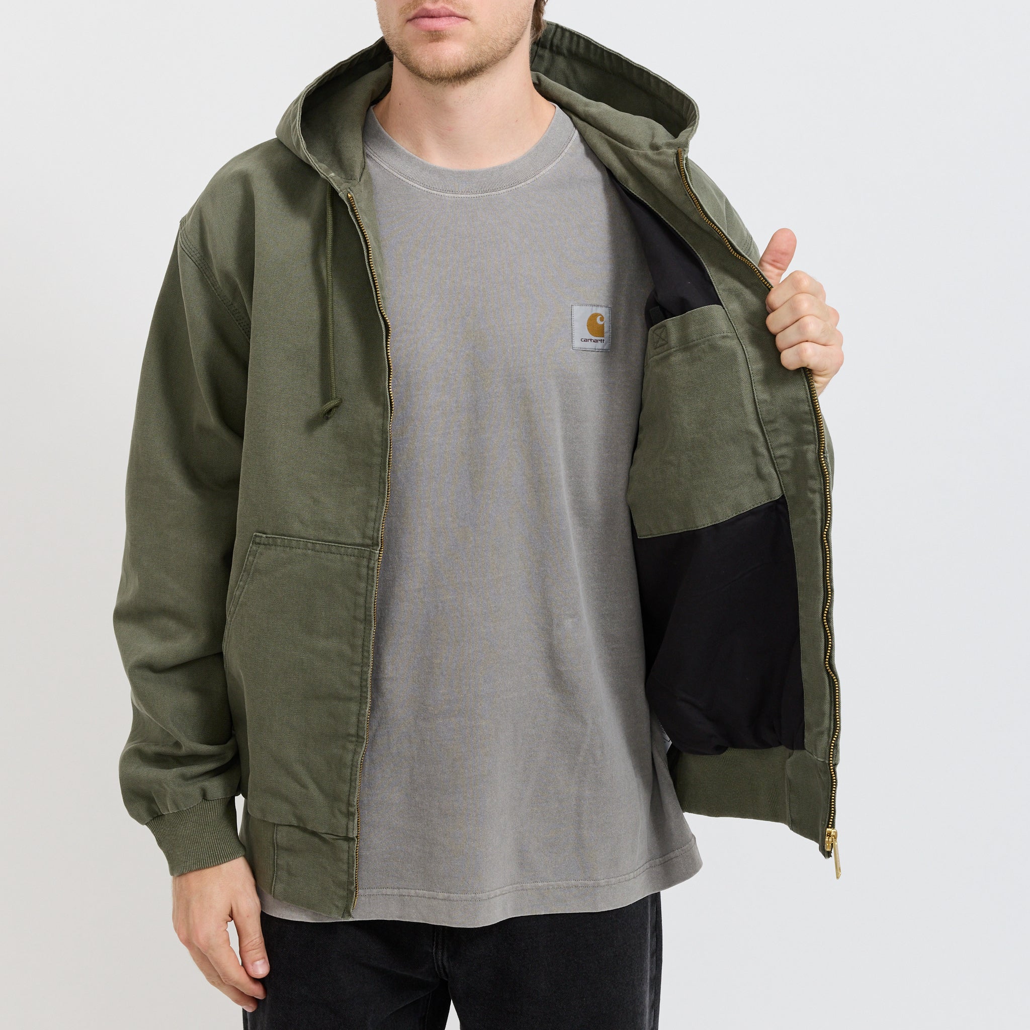 OG Active Jacket Leaf Stone Canvas - Image 6