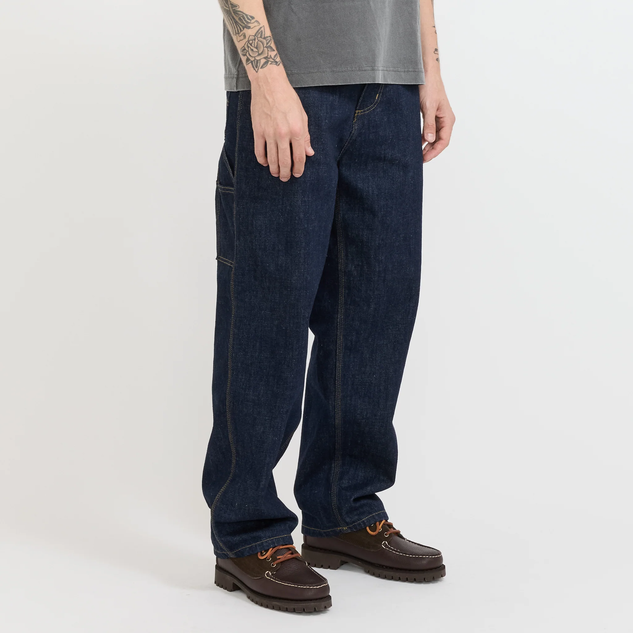 OG Single Knee Pant Blue Rinsed - Image 3