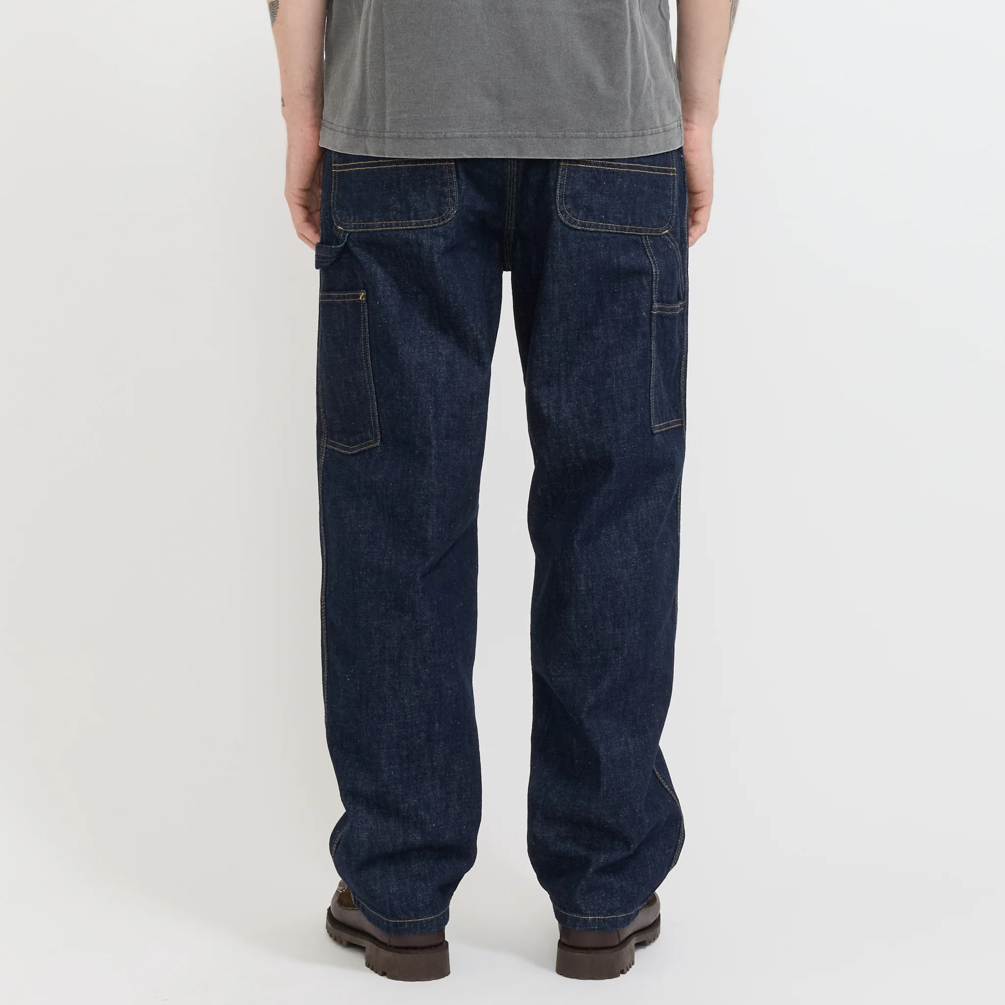 OG Single Knee Pant Blue Rinsed - Image 4