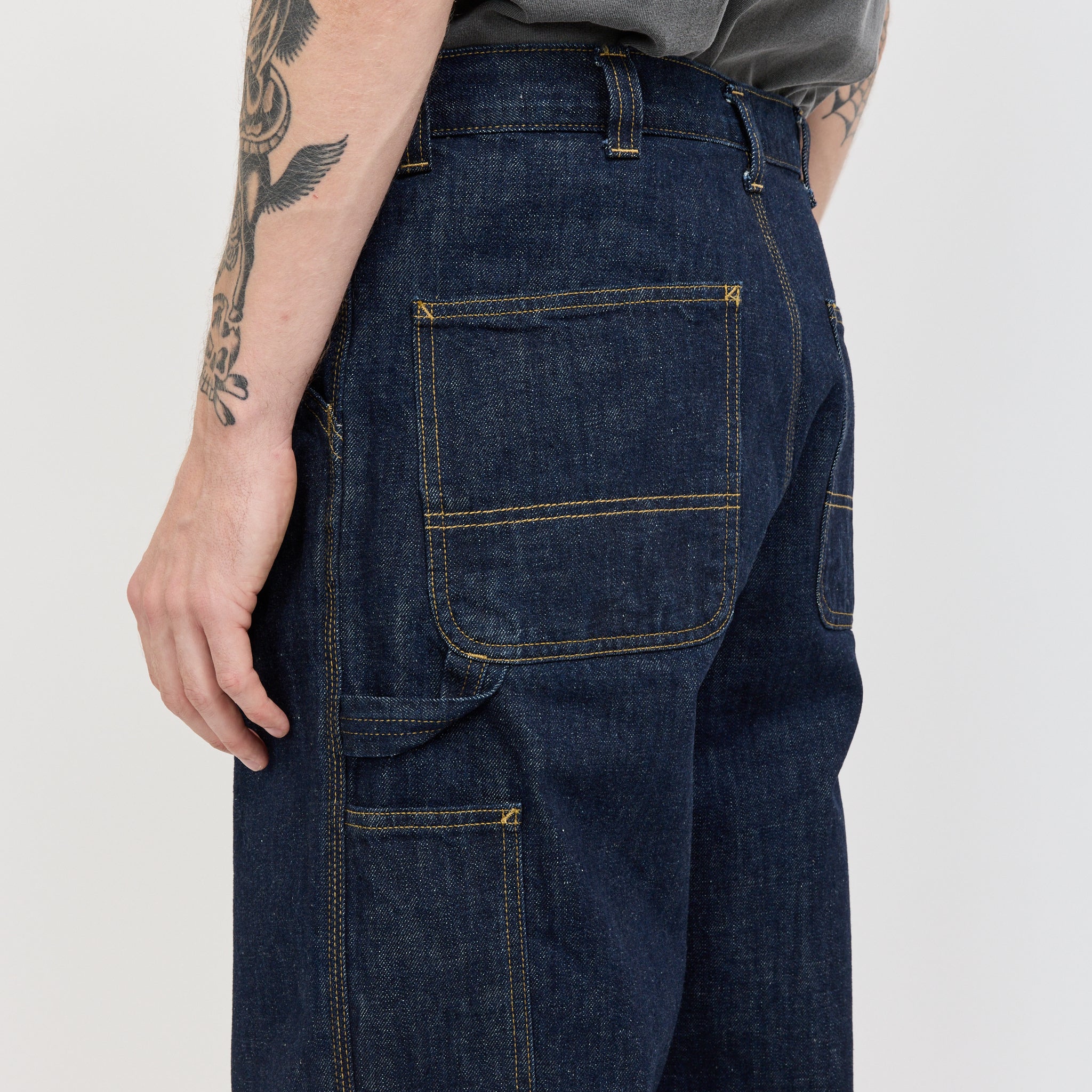 OG Single Knee Pant Blue Rinsed - Image 7