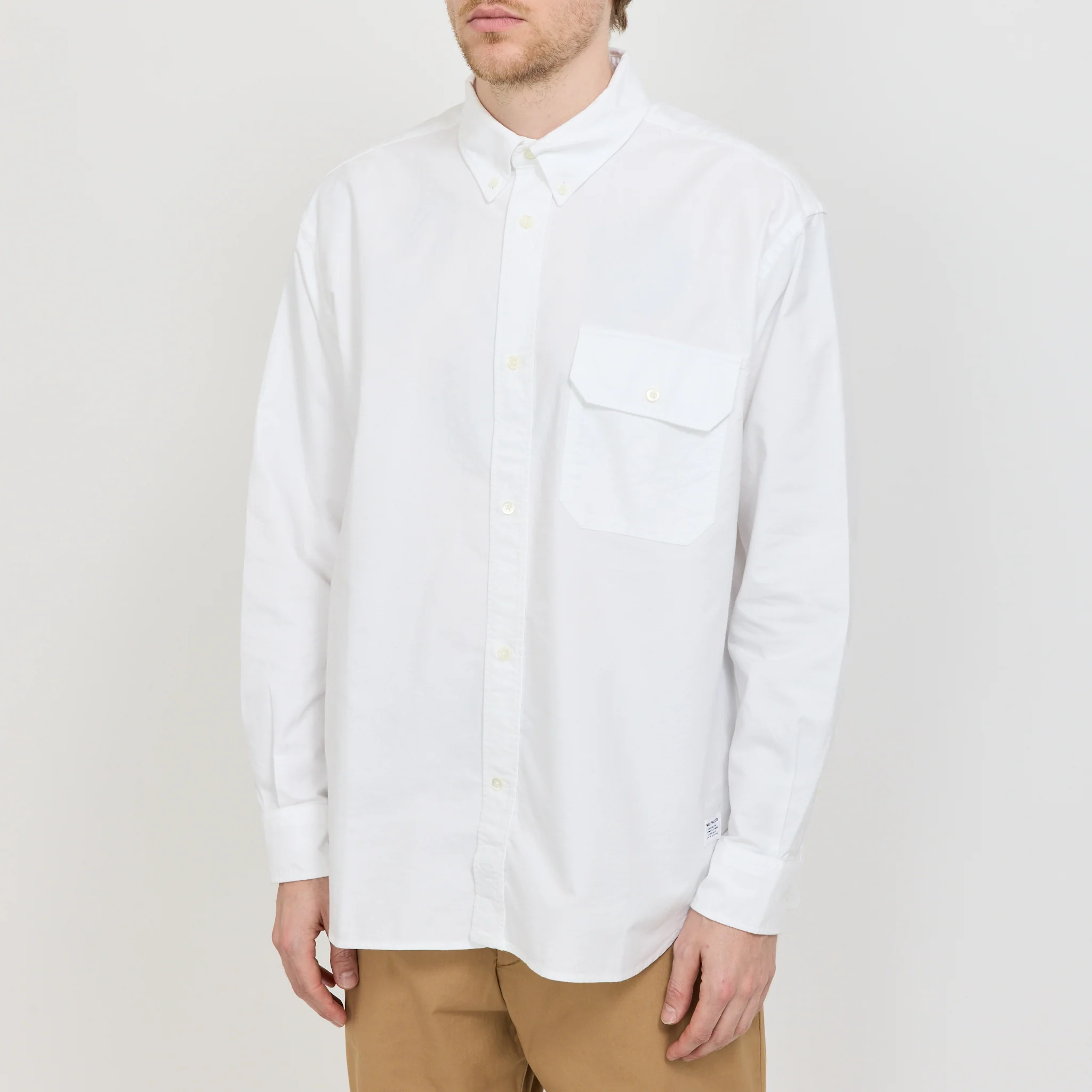 Ole Oversized GMD Oxford Shirt White - Image 6