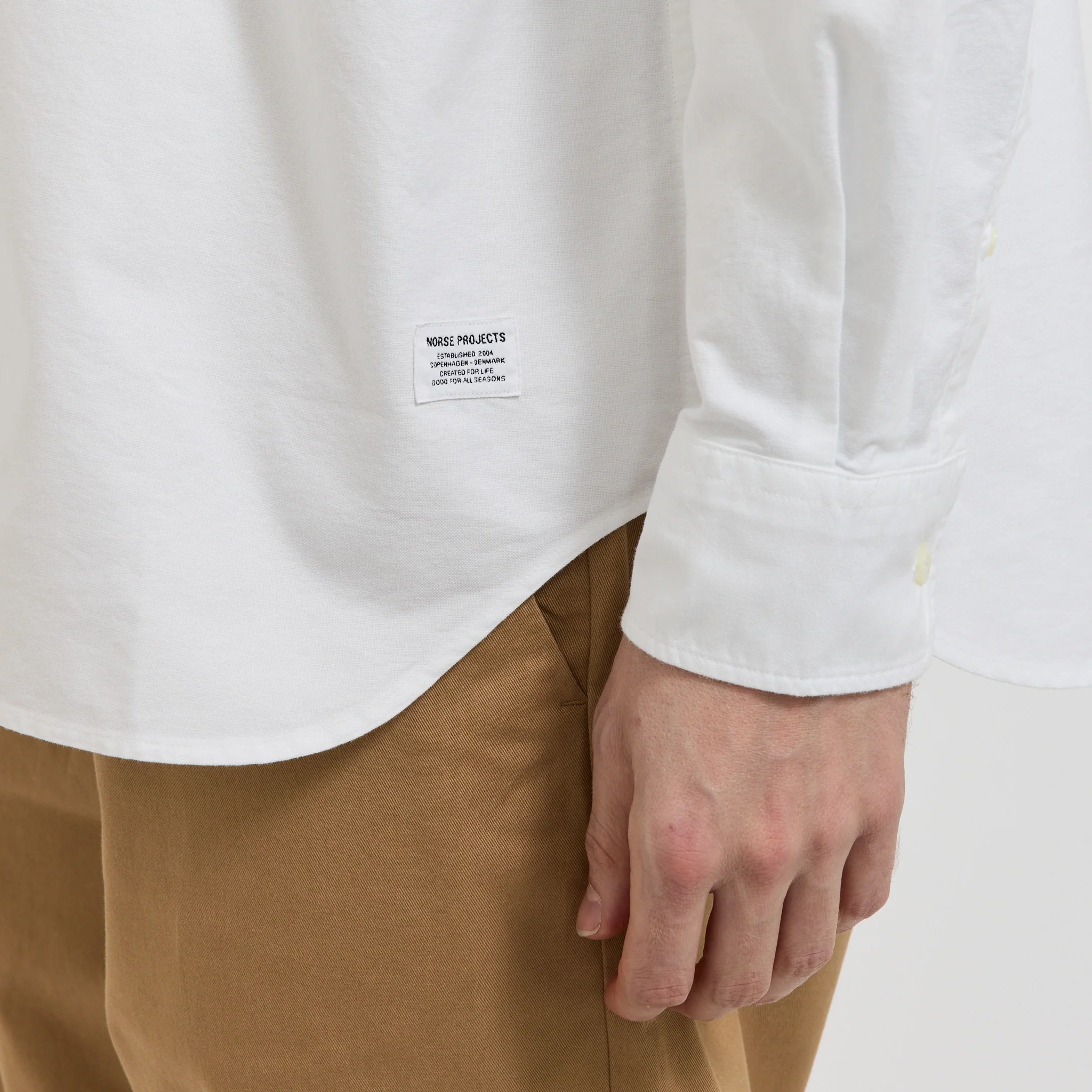 Ole Oversized GMD Oxford Shirt White - Image 7