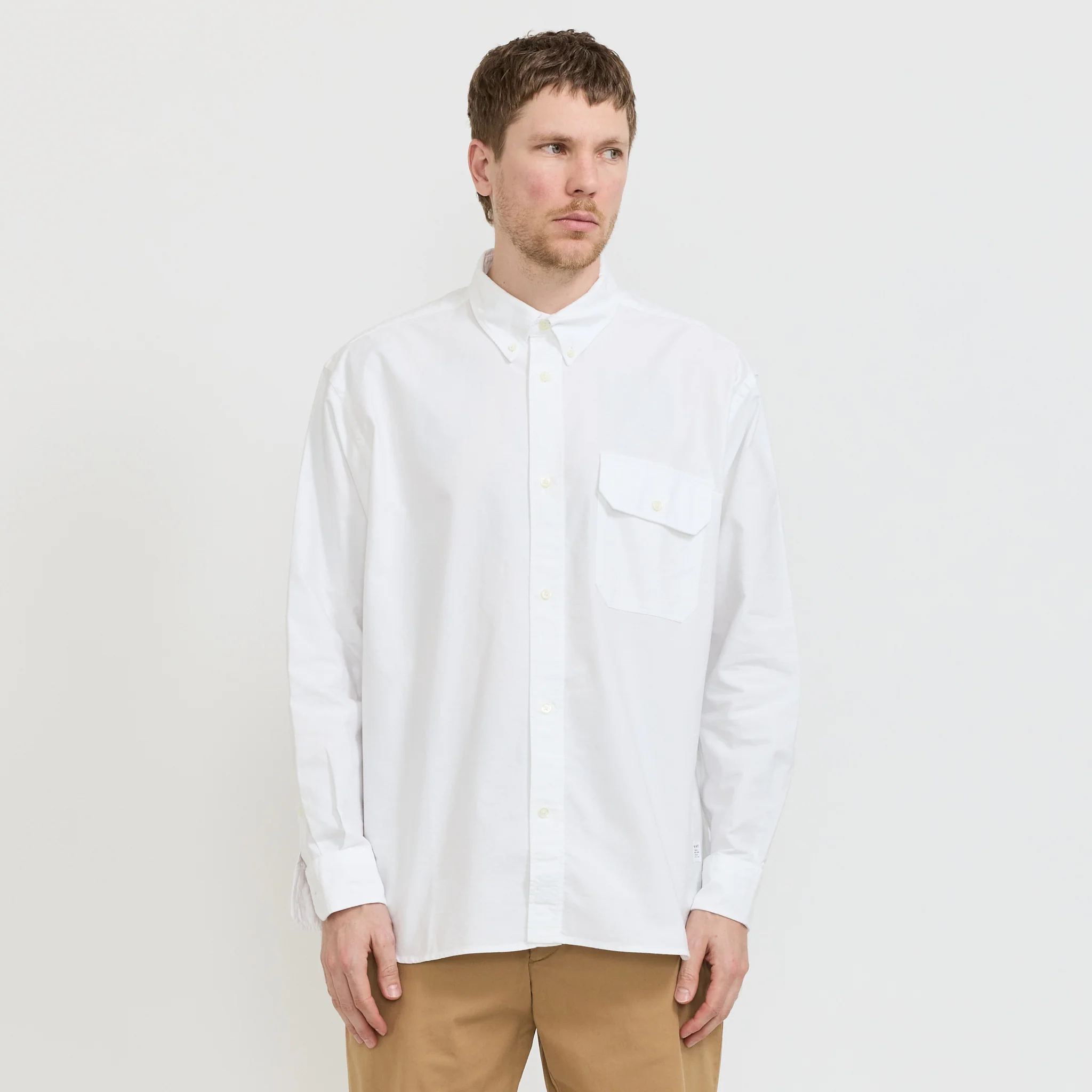 Ole Oversized GMD Oxford Shirt White - Image 8