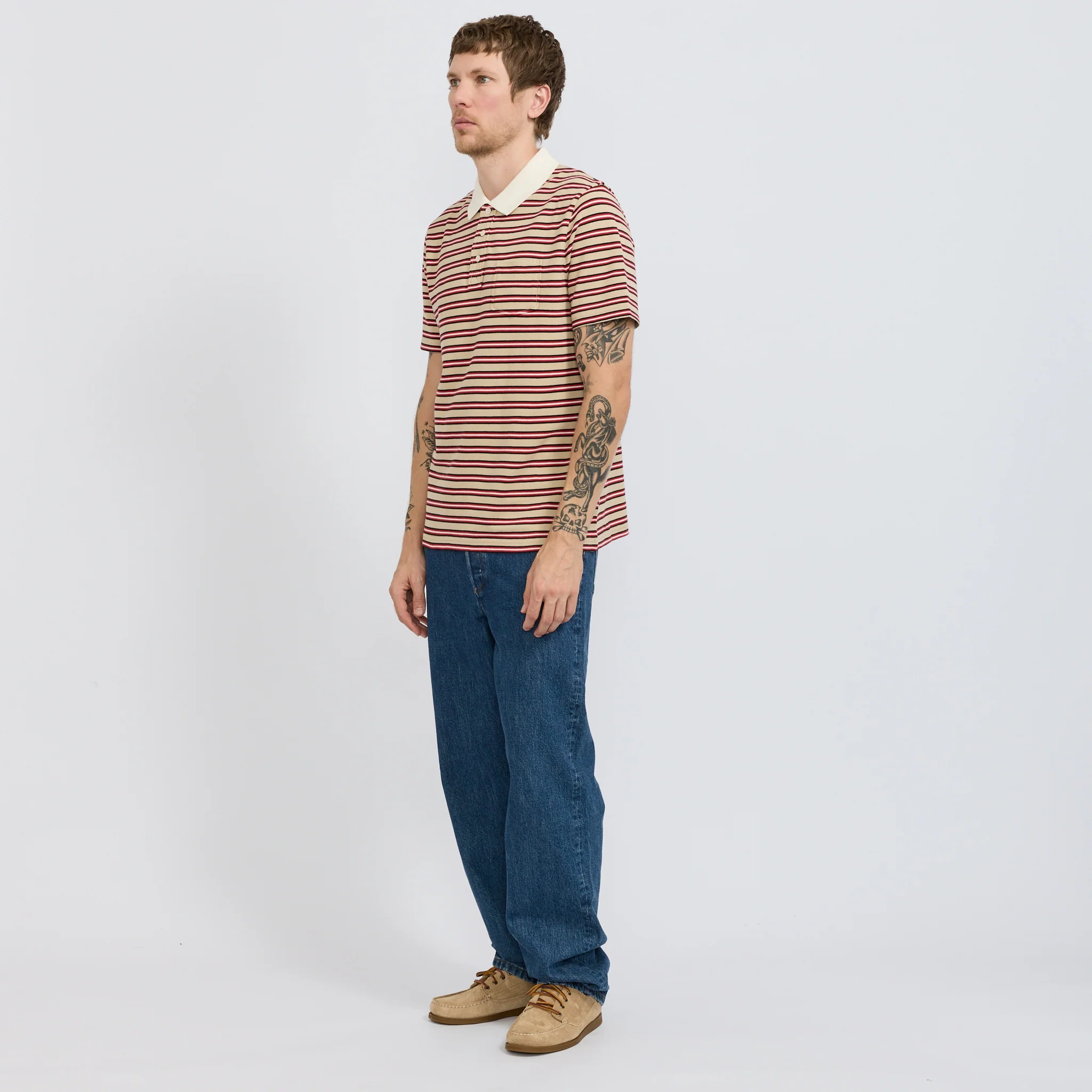 Oscar Polo Dark Beige - Image 2