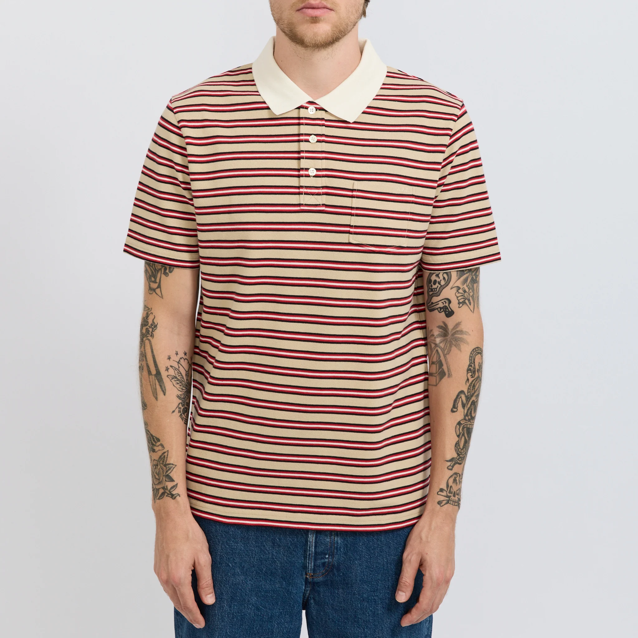 Oscar Polo Dark Beige - Image 5